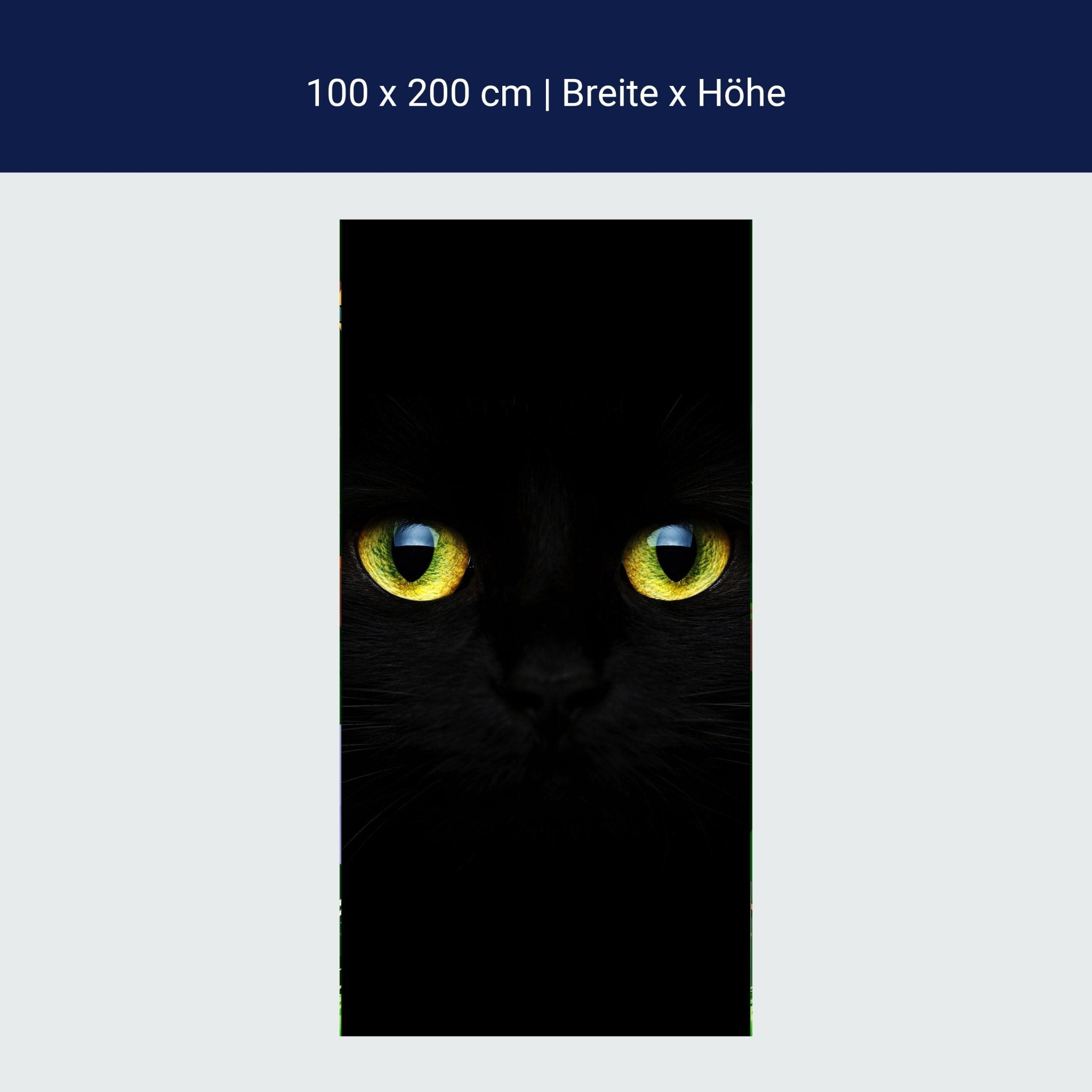 Türtapete Mysteriöse Katzenaugen M1015 Türtapete Mysteriöse Katzenaugen M1015
