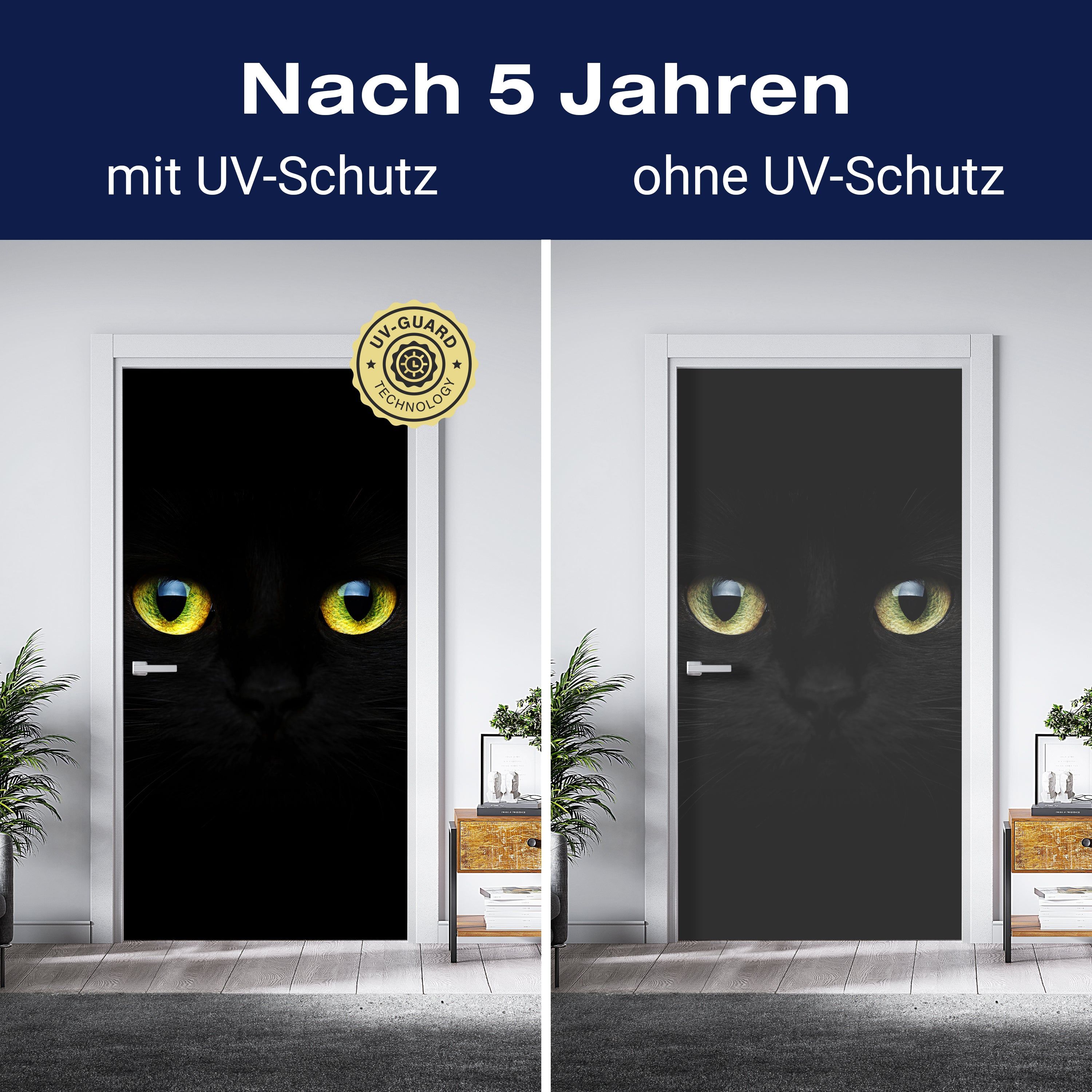 Türtapete Mysteriöse Katzenaugen M1015 - Bild 4 Türtapete Mysteriöse Katzenaugen M1015 - Bild 4