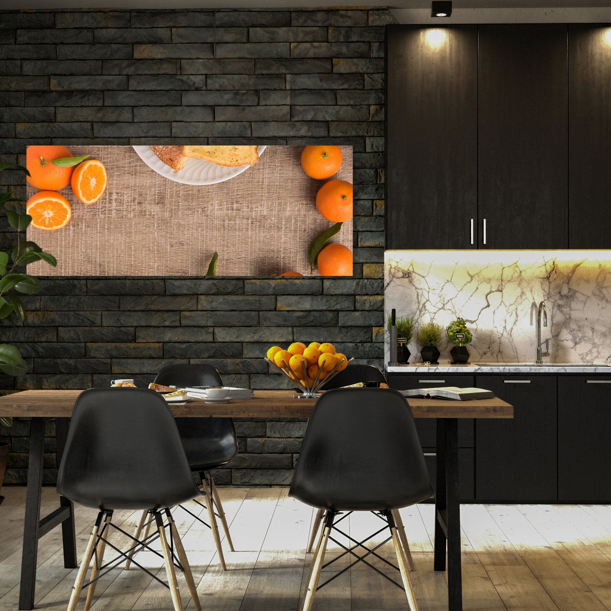 Leinwandbild Frische Clementinen und Kuchen M1018 kaufen - Bild 3 Leinwandbild Frische Clementinen und Kuchen M1018 kaufen - Bild 3