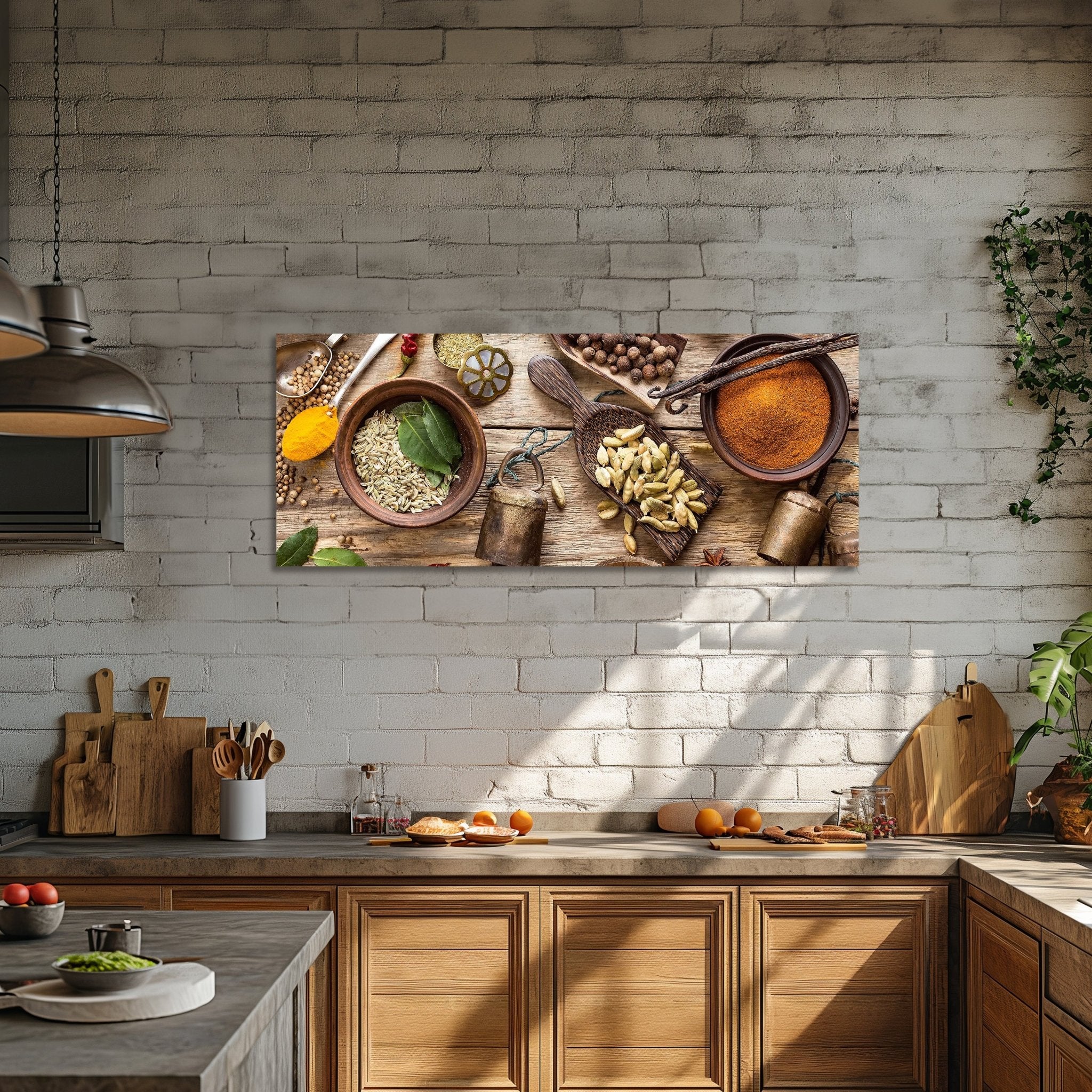 Leinwandbild Vielzahl von Gewürzen M1019 kaufen - Bild 2 Leinwandbild Vielzahl von Gewürzen M1019 kaufen - Bild 2