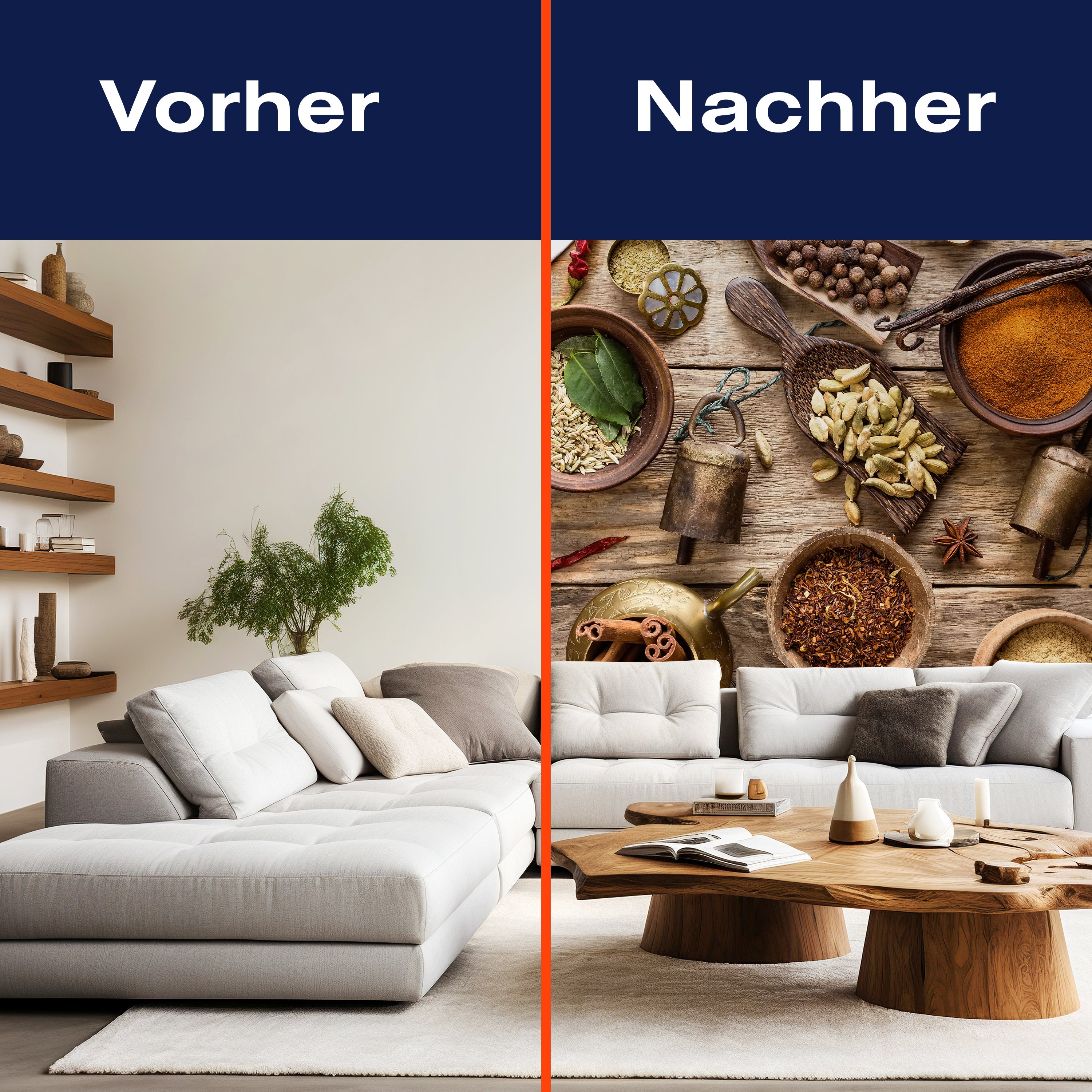 Fototapete Gewürze Küche Holz M1019 - Bild 9 Fototapete Gewürze Küche Holz M1019 - Bild 9