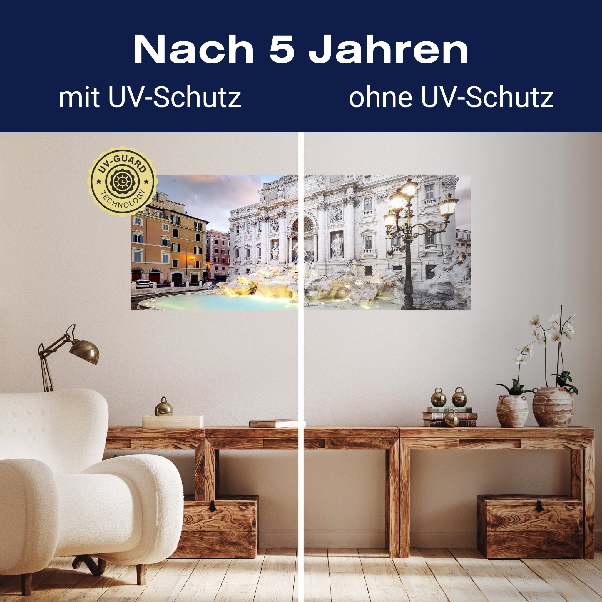 Leinwandbild Trevi-Brunnen, Rom M1024 kaufen - Bild 9 Leinwandbild Trevi-Brunnen, Rom M1024 kaufen - Bild 9