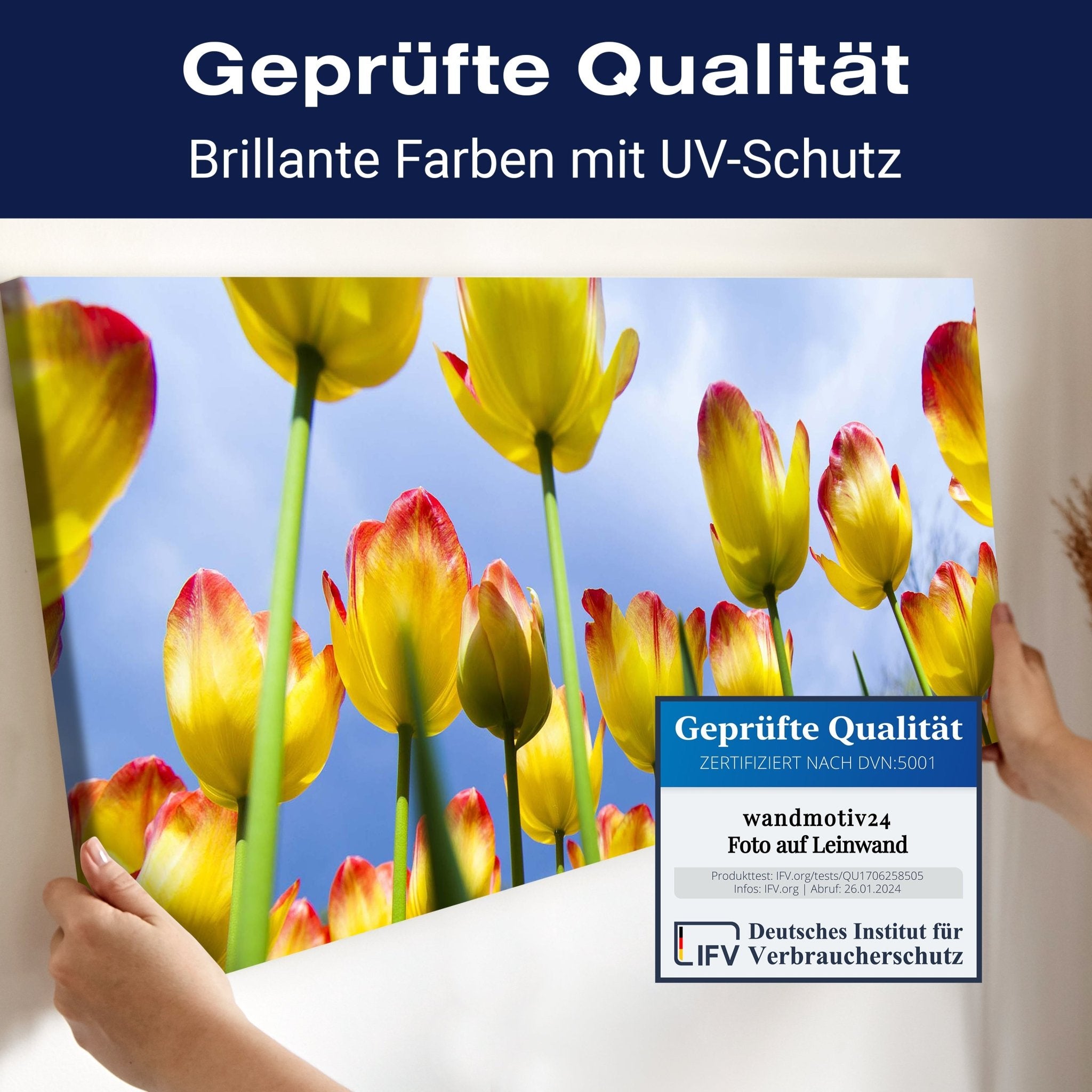 Leinwandbild Tulpen M1029 kaufen - Bild 4 Leinwandbild Tulpen M1029 kaufen - Bild 4