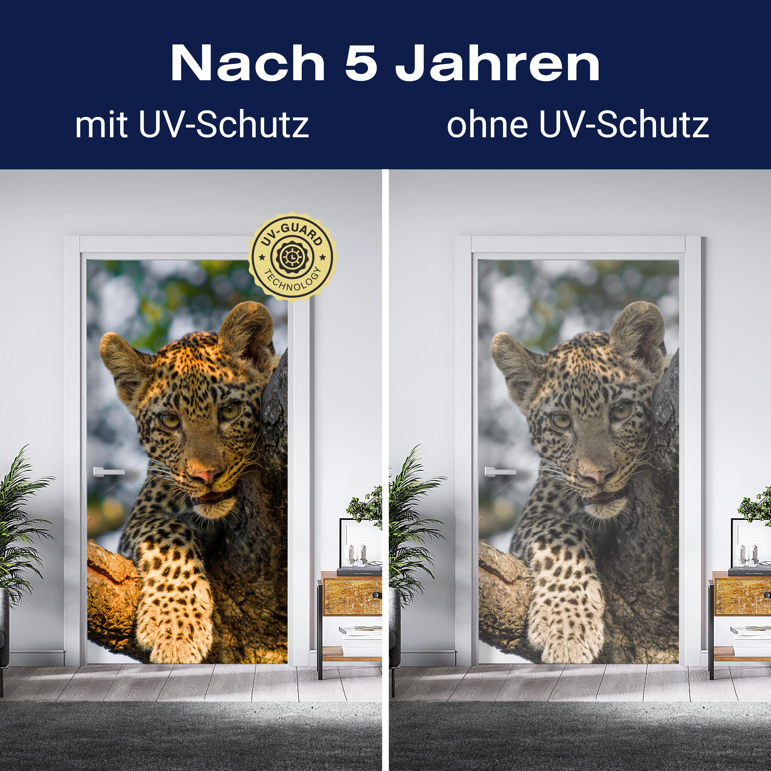 Türtapete Leopard in Südafrika M1032 - Bild 4 Türtapete Leopard in Südafrika M1032 - Bild 4