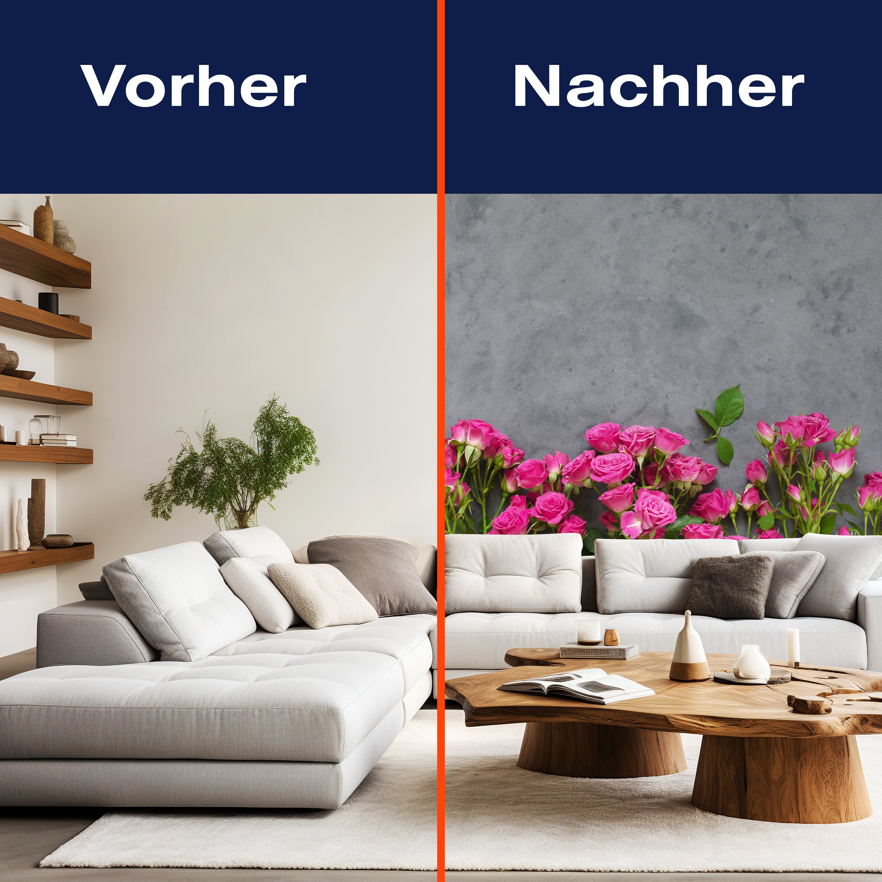 Fototapete Rosa Rosen M1033 - Bild 9 Fototapete Rosa Rosen M1033 - Bild 9