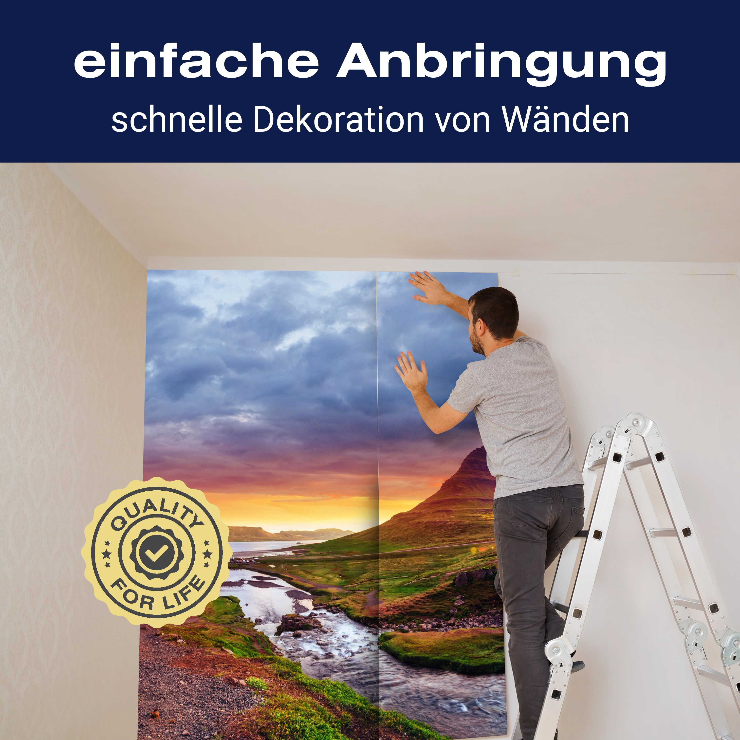 Fototapete Island Landschaft, Kirkjufell Berg M1038 - Bild 3 Fototapete Island Landschaft, Kirkjufell Berg M1038 - Bild 3