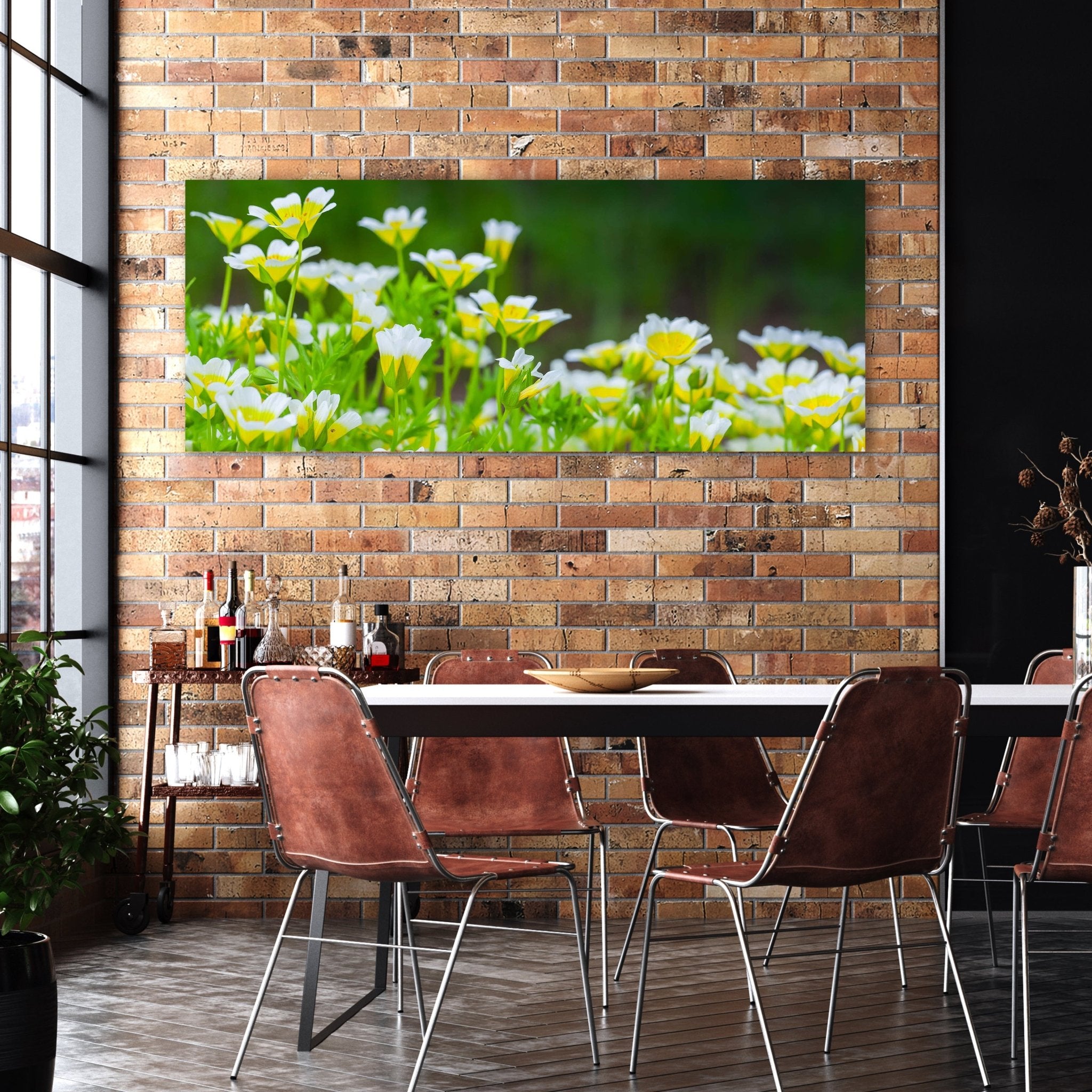 Leinwandbild Blumen, die im Sommergarten wachsen M1039 kaufen - Bild 2 Leinwandbild Blumen, die im Sommergarten wachsen M1039 kaufen - Bild 2