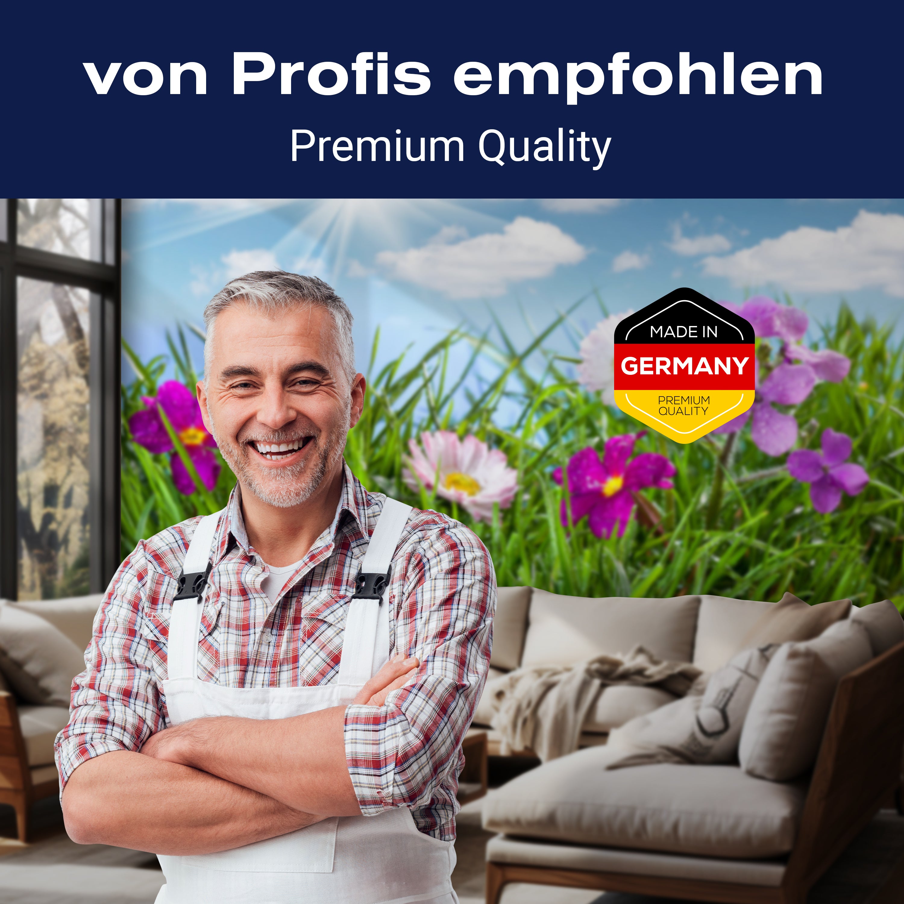 Fototapete Blühende Wiese unter blauem Himmel M1044 - Bild 5 Fototapete Blühende Wiese unter blauem Himmel M1044 - Bild 5