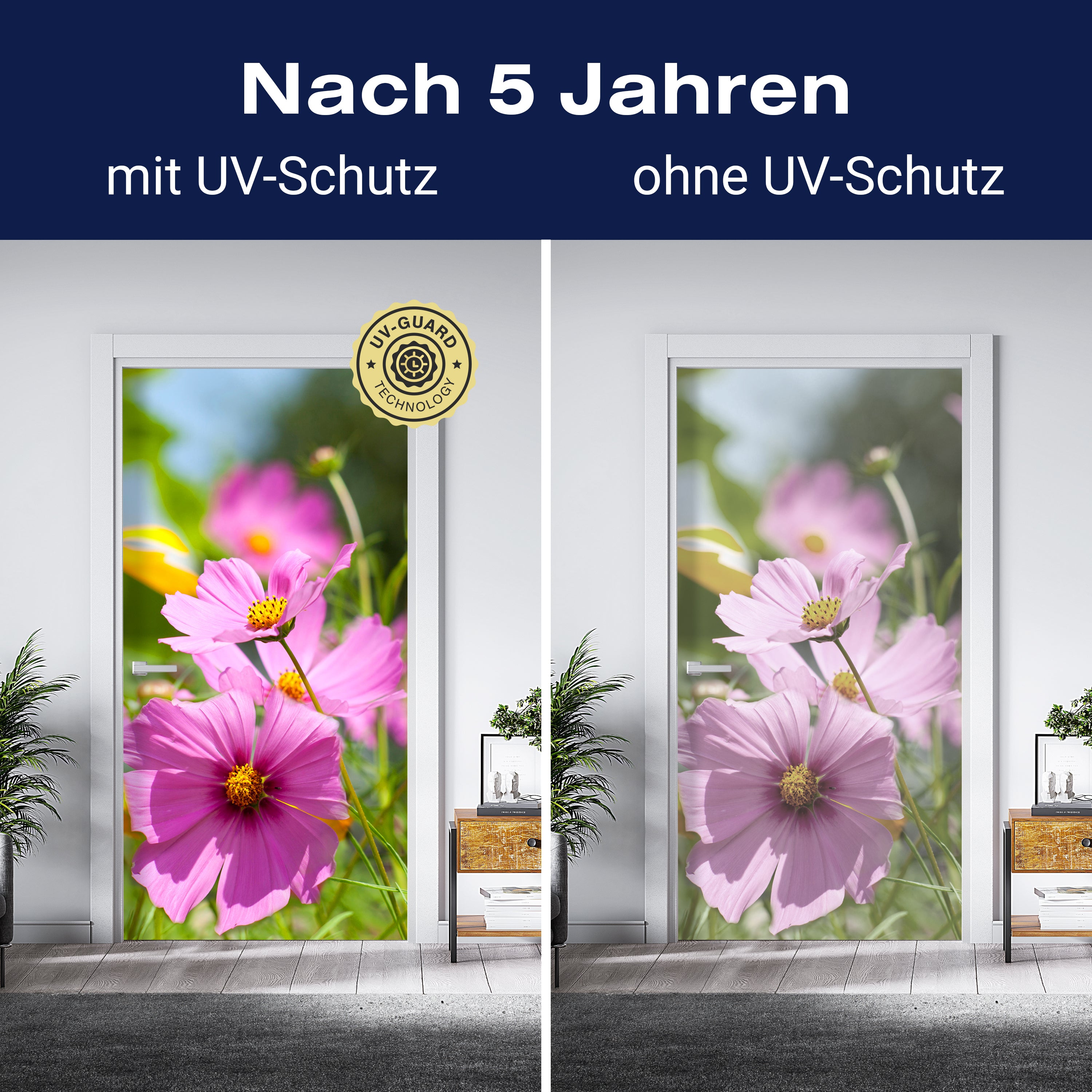 Türtapete Schöne Frühlingsblumen M1048 - Bild 4 Türtapete Schöne Frühlingsblumen M1048 - Bild 4