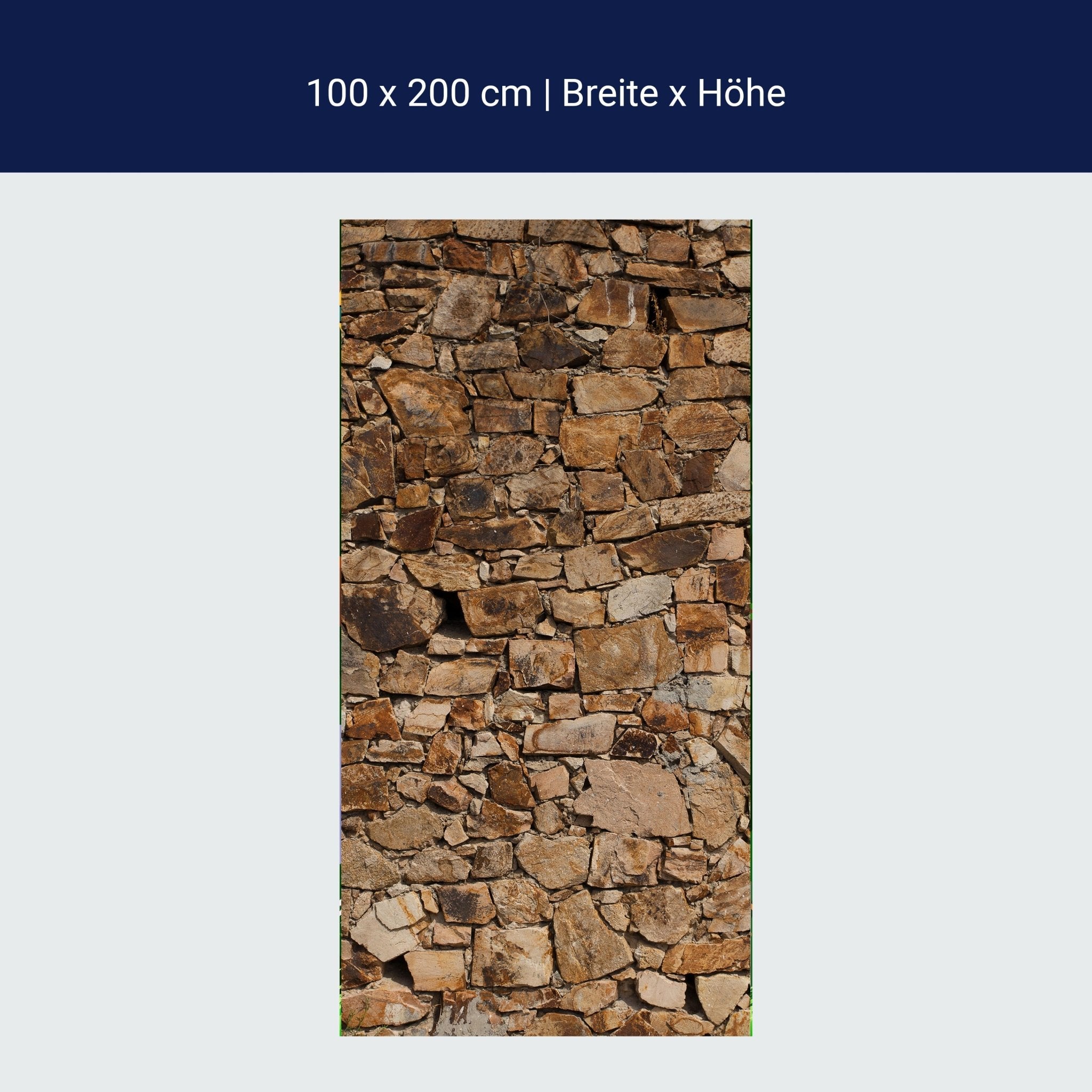 Türtapete Robuste alte Mauer M1052 Türtapete Robuste alte Mauer M1052