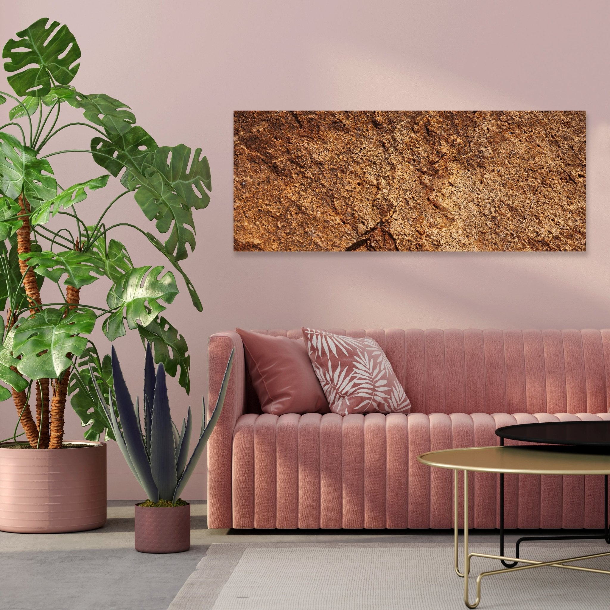 Leinwandbild Stein gelb-rote Farbe M1054 kaufen - Bild 3 Leinwandbild Stein gelb-rote Farbe M1054 kaufen - Bild 3