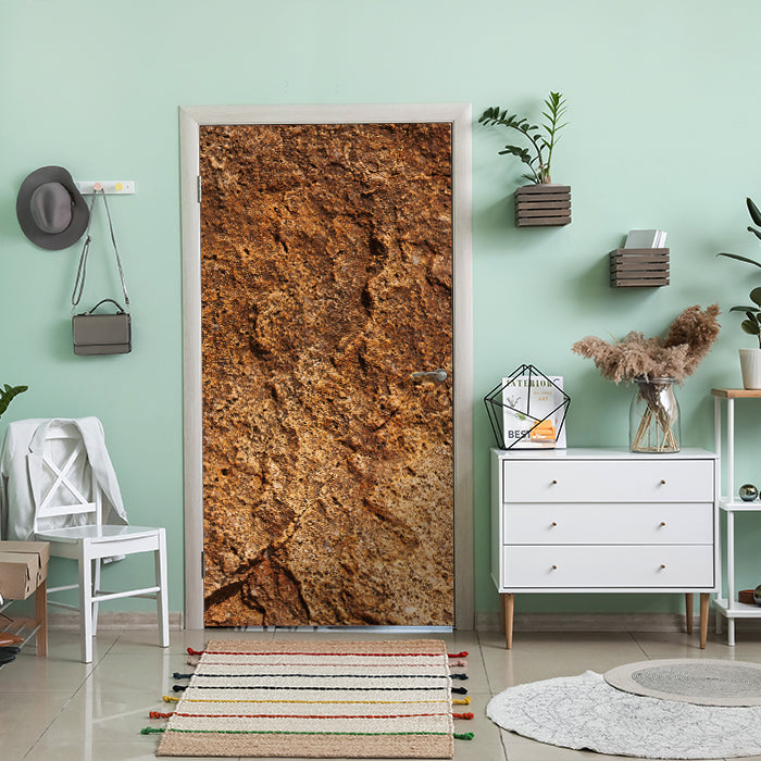 Türtapete Stein gelb-rote Farbe M1054 - Bild 1 Türtapete Stein gelb-rote Farbe M1054 - Bild 1