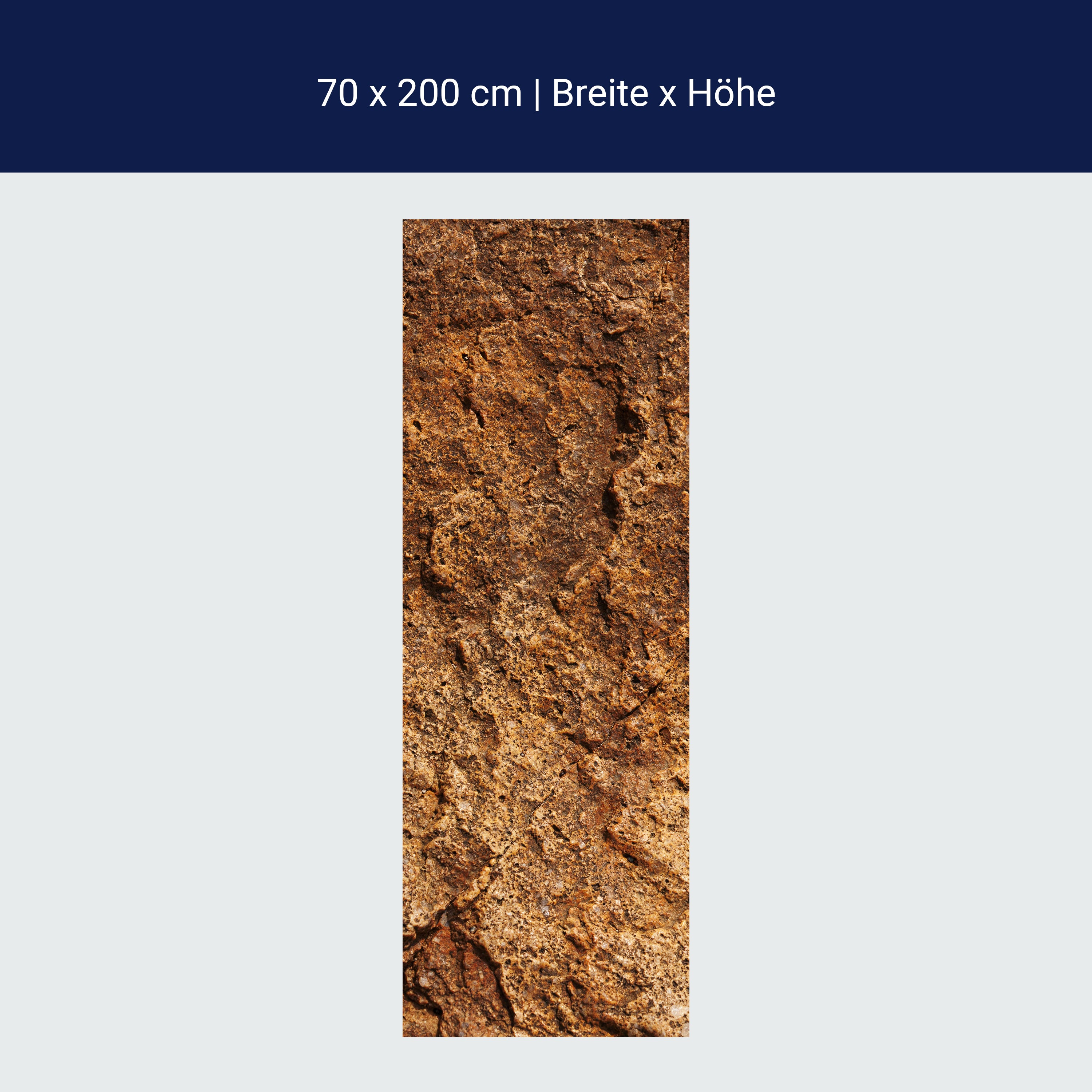 Türtapete Stein gelb-rote Farbe M1054 Türtapete Stein gelb-rote Farbe M1054