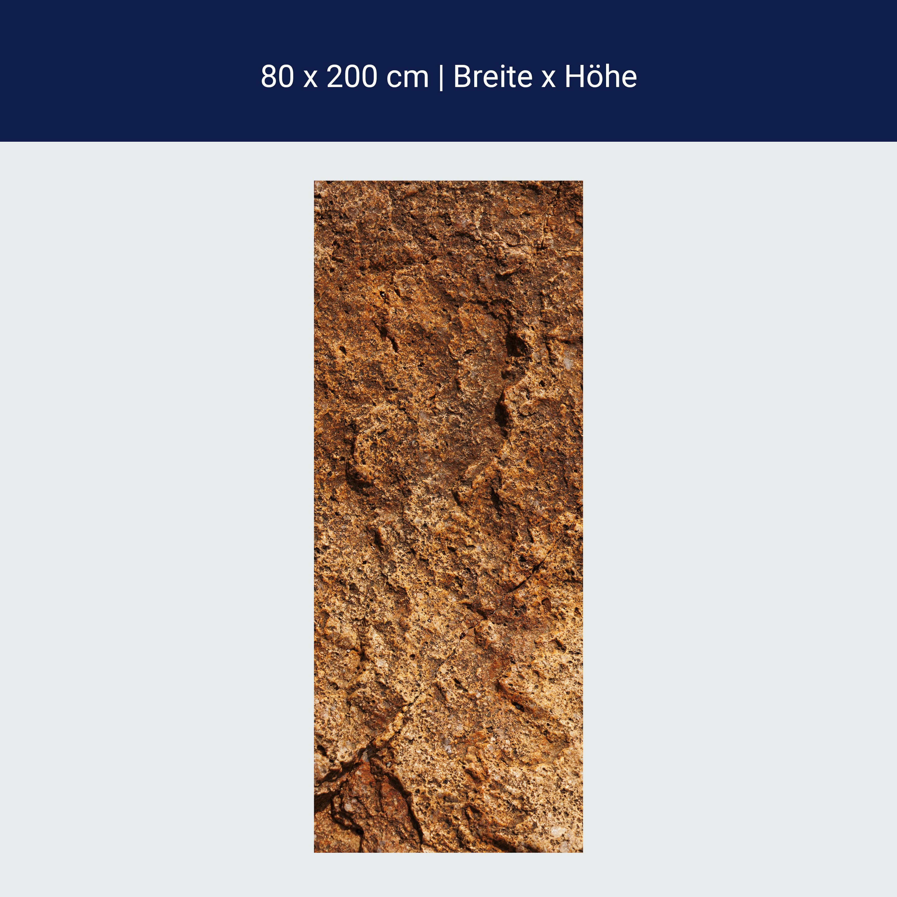 Türtapete Stein gelb-rote Farbe M1054 Türtapete Stein gelb-rote Farbe M1054