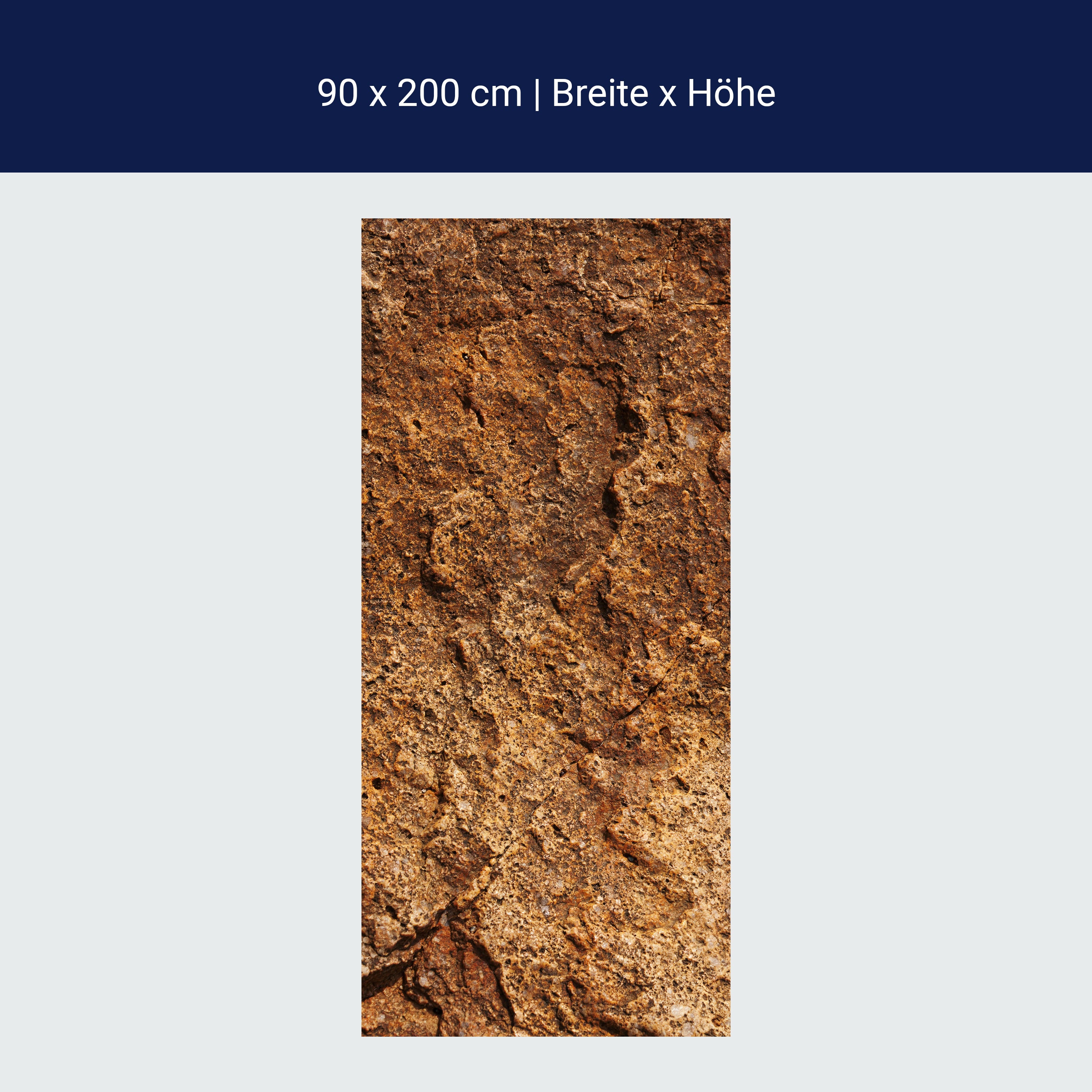 Türtapete Stein gelb-rote Farbe M1054 Türtapete Stein gelb-rote Farbe M1054