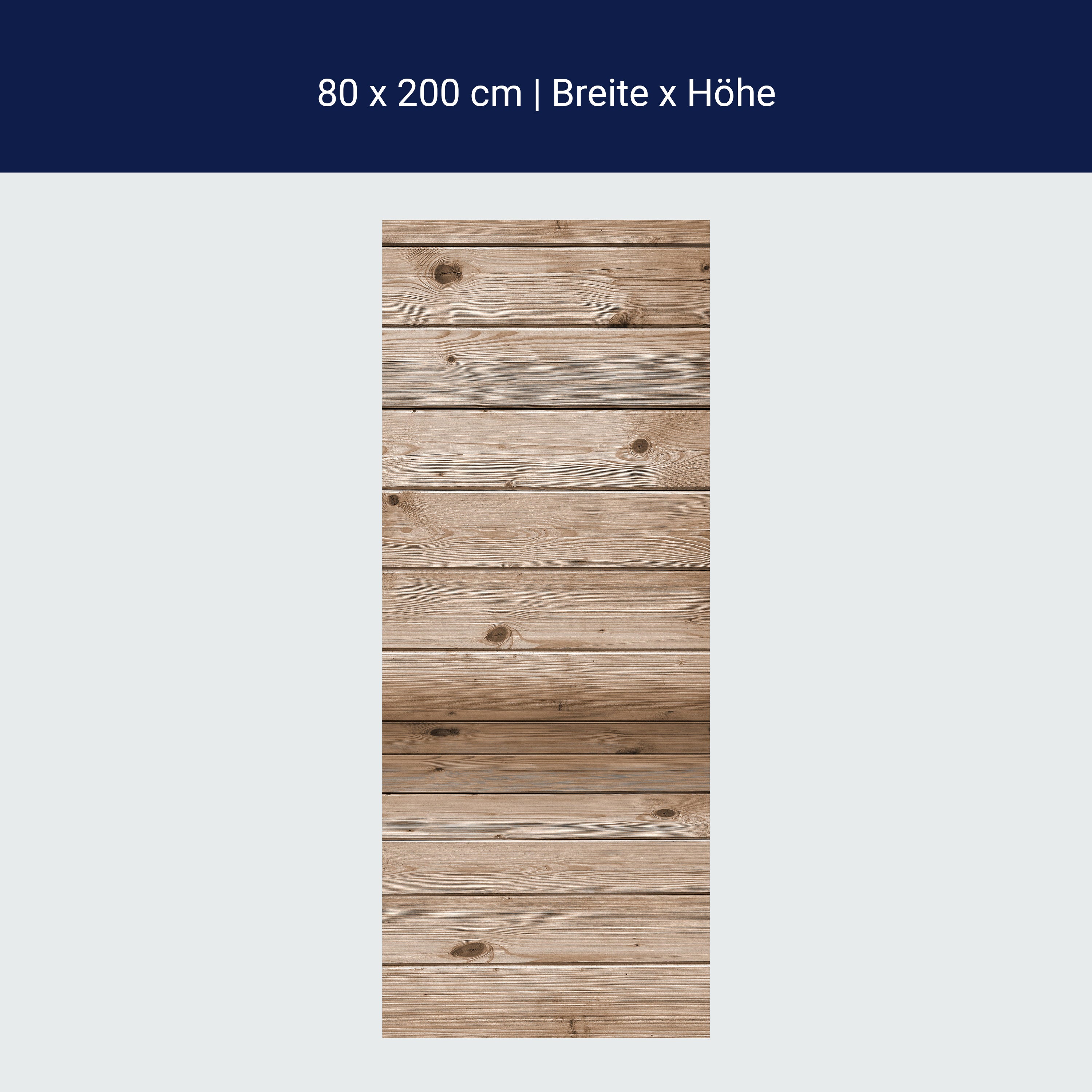 Türtapete Zimmer aus Holzbohlen M1055 Türtapete Zimmer aus Holzbohlen M1055