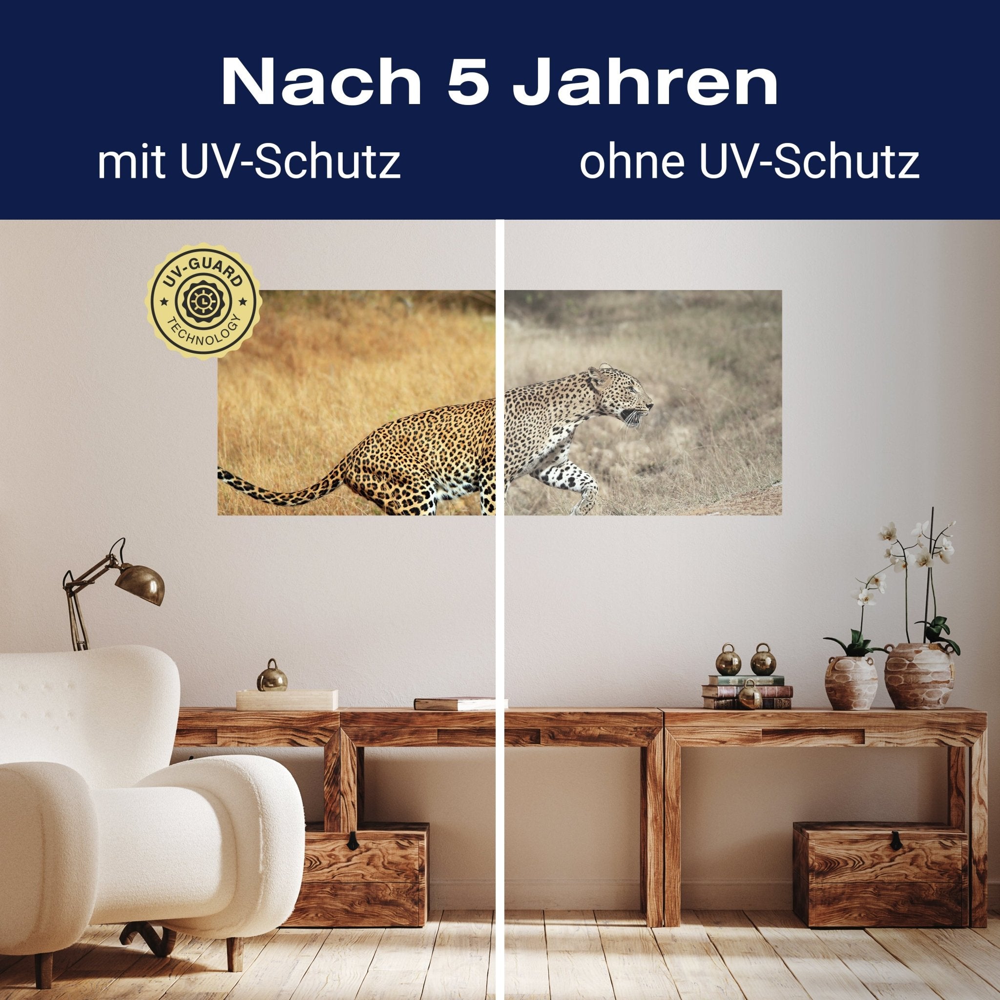 Leinwandbild Sri-Lankischer Leopard M1058 kaufen - Bild 9 Leinwandbild Sri-Lankischer Leopard M1058 kaufen - Bild 9