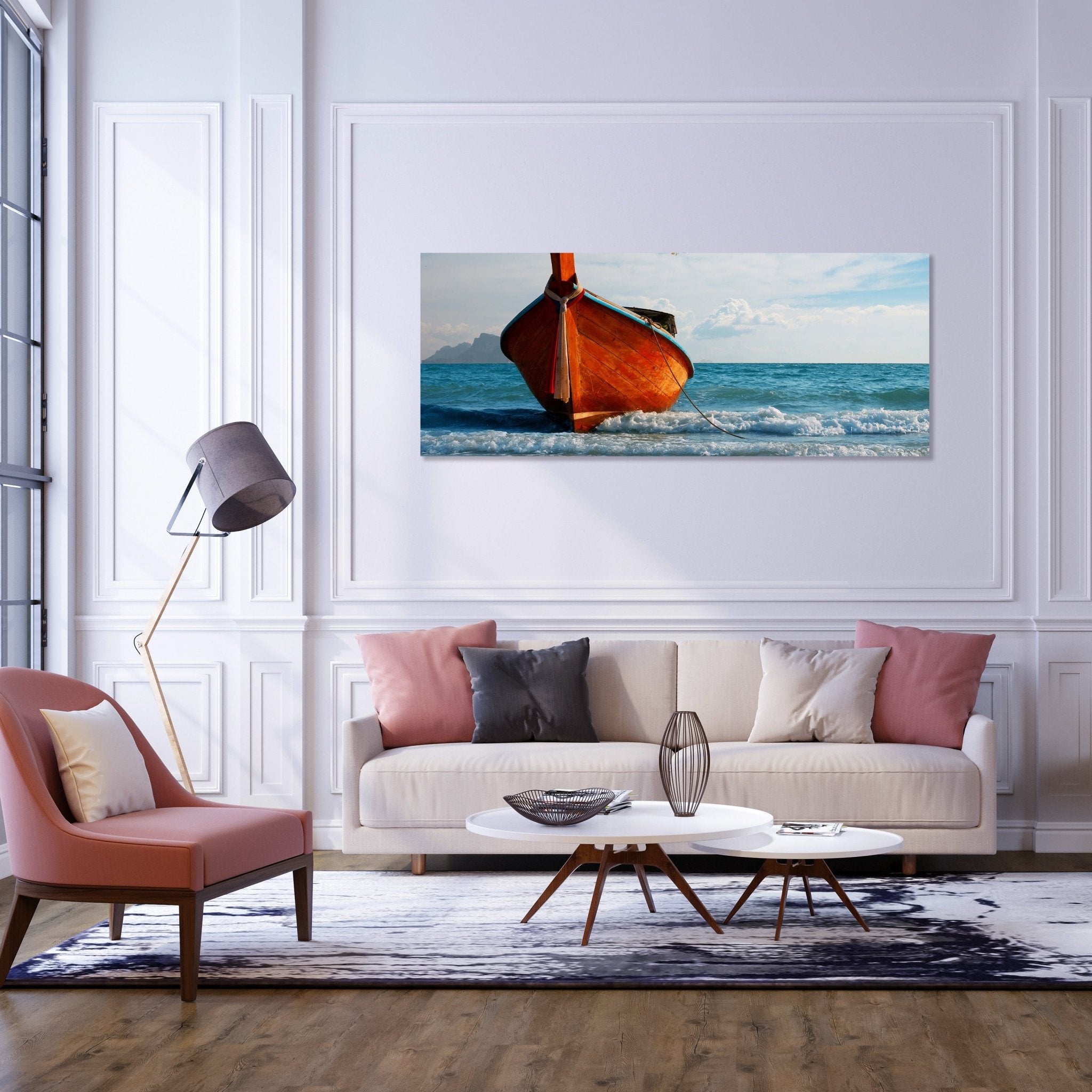 Leinwandbild Traditionelles Longtailboot bei Andaman M1061 kaufen - Bild 2 Leinwandbild Traditionelles Longtailboot bei Andaman M1061 kaufen - Bild 2