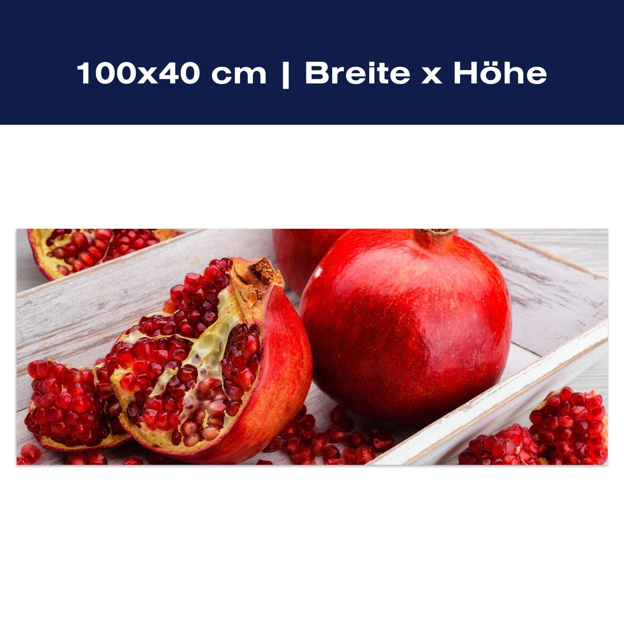 Leinwandbild Rote Granatapfelfrüchte M1063 Leinwandbild Rote Granatapfelfrüchte M1063