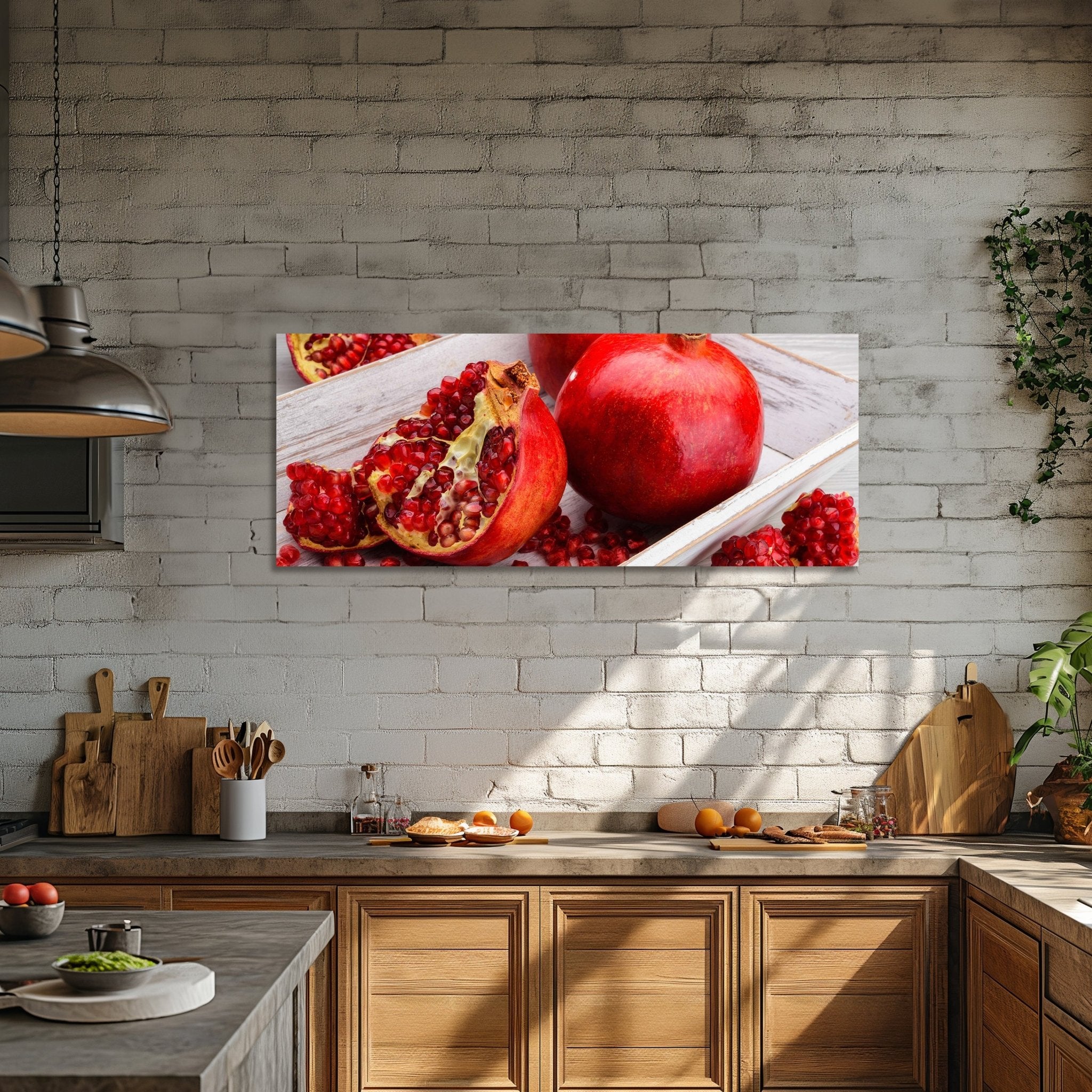 Leinwandbild Rote Granatapfelfrüchte M1063 kaufen - Bild 2 Leinwandbild Rote Granatapfelfrüchte M1063 kaufen - Bild 2
