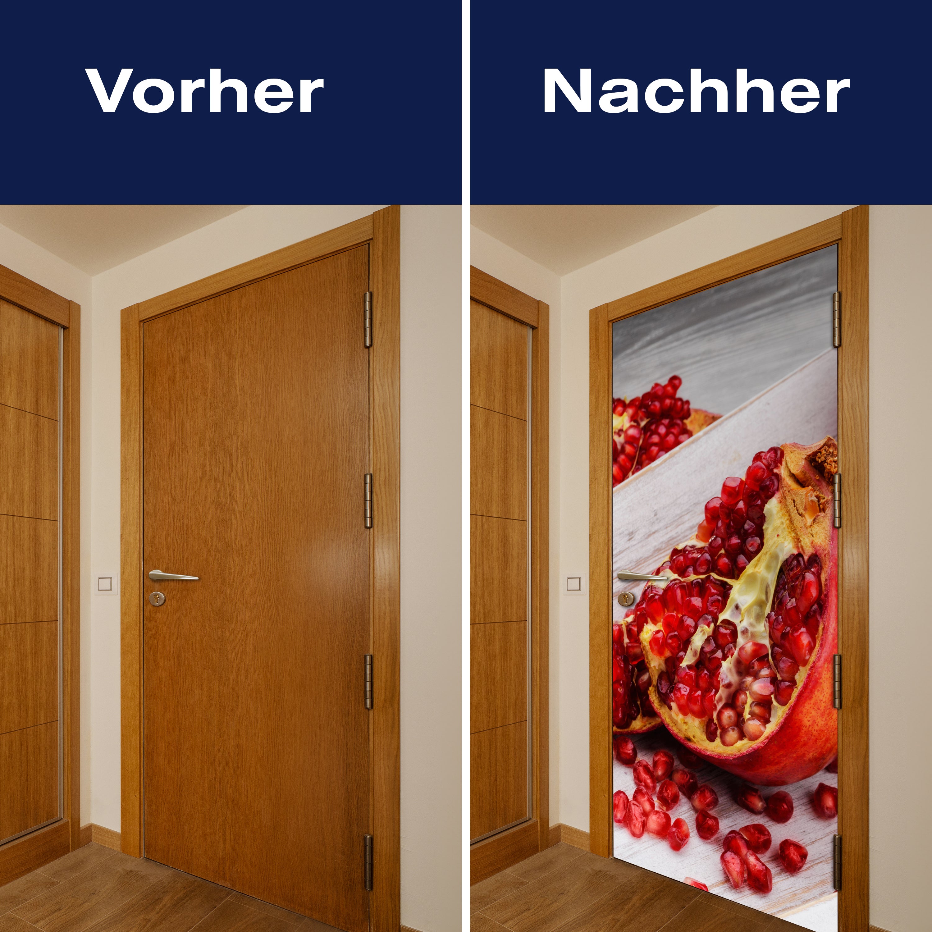 Türtapete Rote Granatapfelfrüchte M1063 - Bild 10 Türtapete Rote Granatapfelfrüchte M1063 - Bild 10