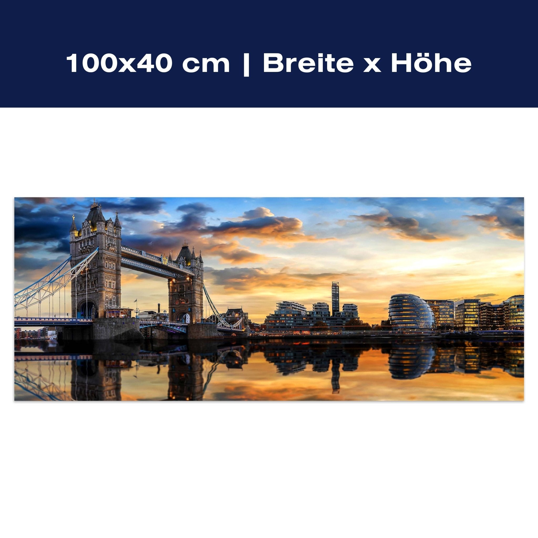 Leinwandbild London Tower Bridge, England, Themse M1068 Leinwandbild London Tower Bridge, England, Themse M1068