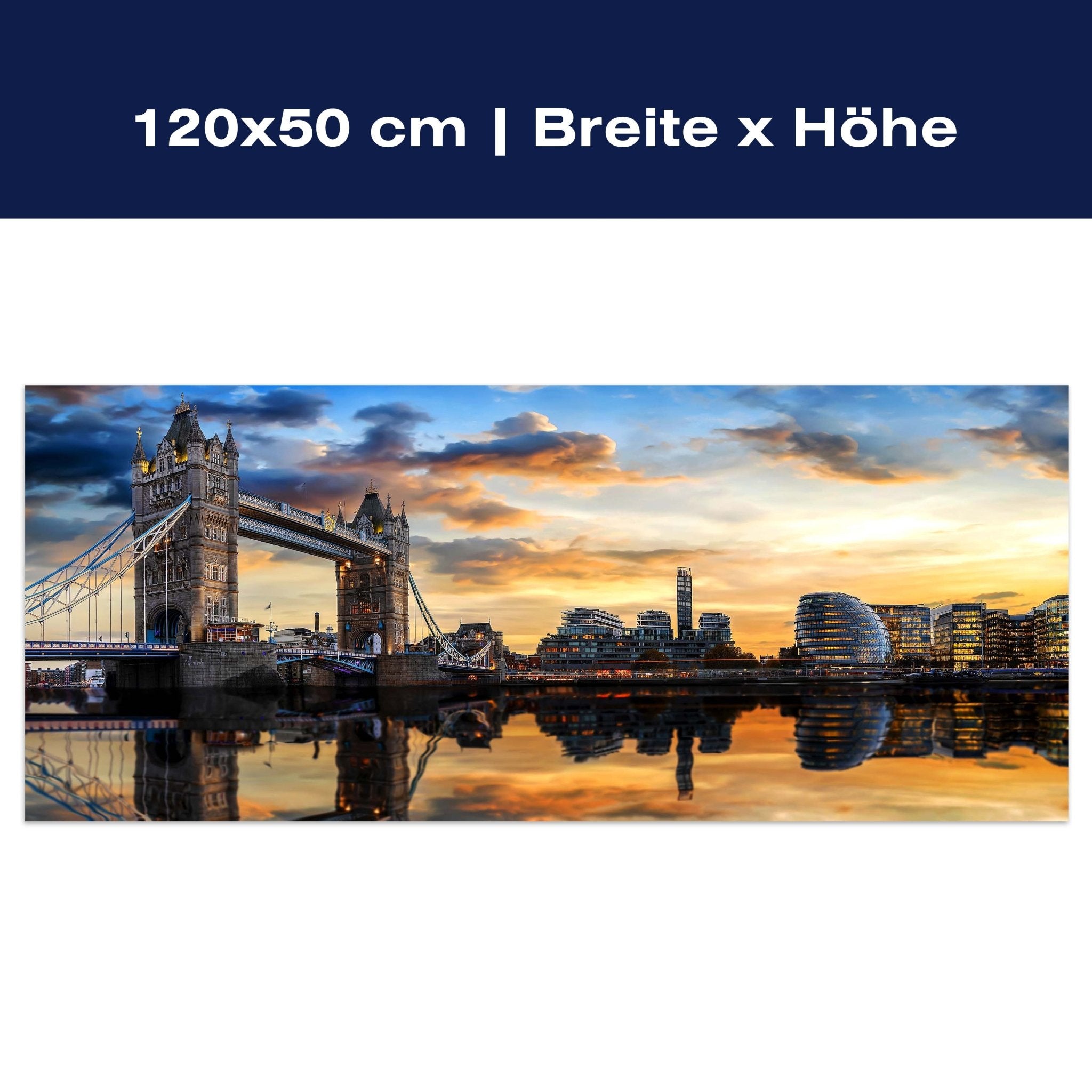 Leinwandbild London Tower Bridge, England, Themse M1068 Leinwandbild London Tower Bridge, England, Themse M1068