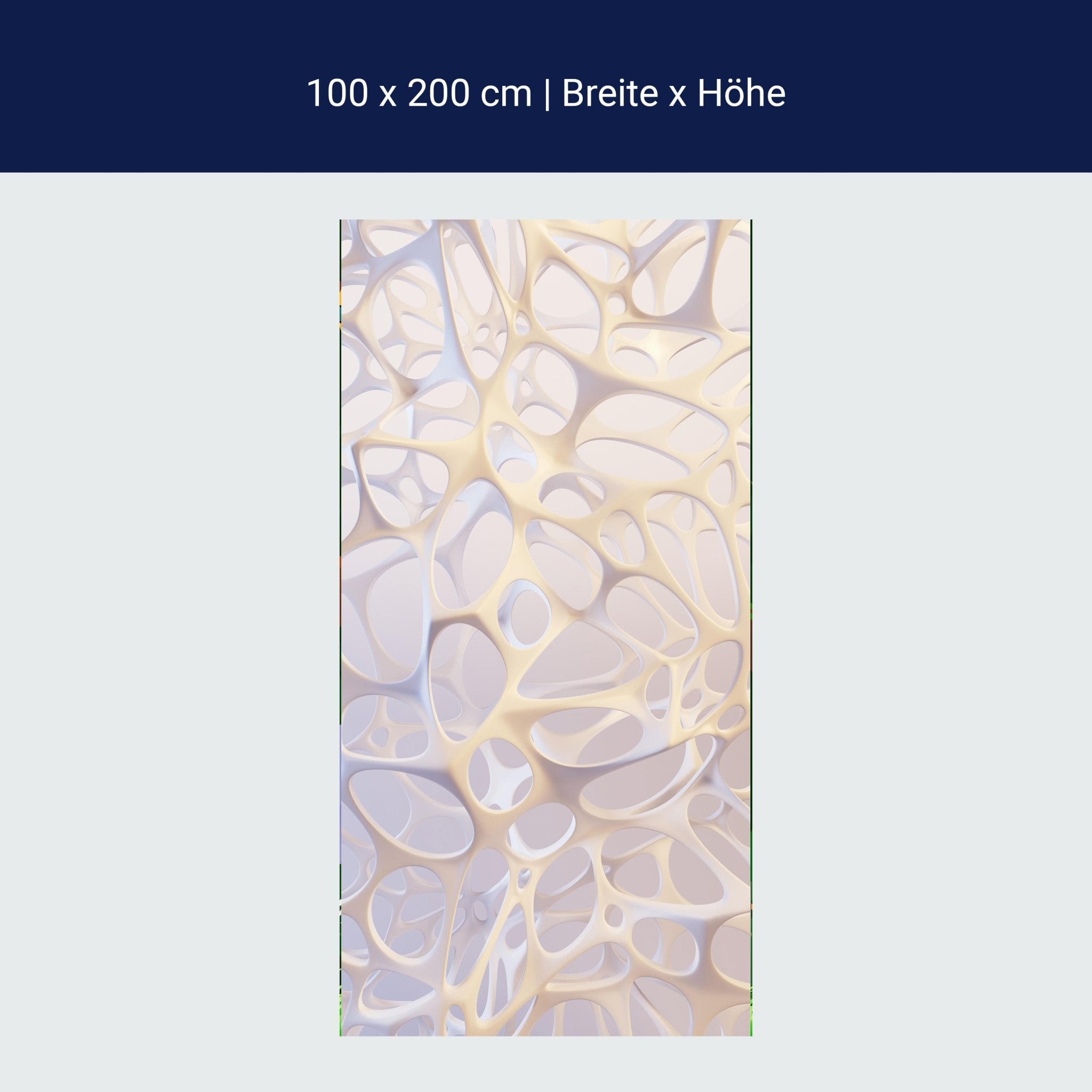 Türtapete 3D Netz, abstrakte Motive, Gitter M1071 Türtapete 3D Netz, abstrakte Motive, Gitter M1071