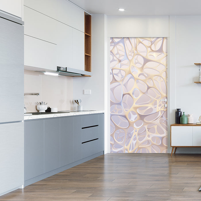 Türtapete 3D Netz, abstrakte Motive, Gitter M1071 - Bild 1 Türtapete 3D Netz, abstrakte Motive, Gitter M1071 - Bild 1