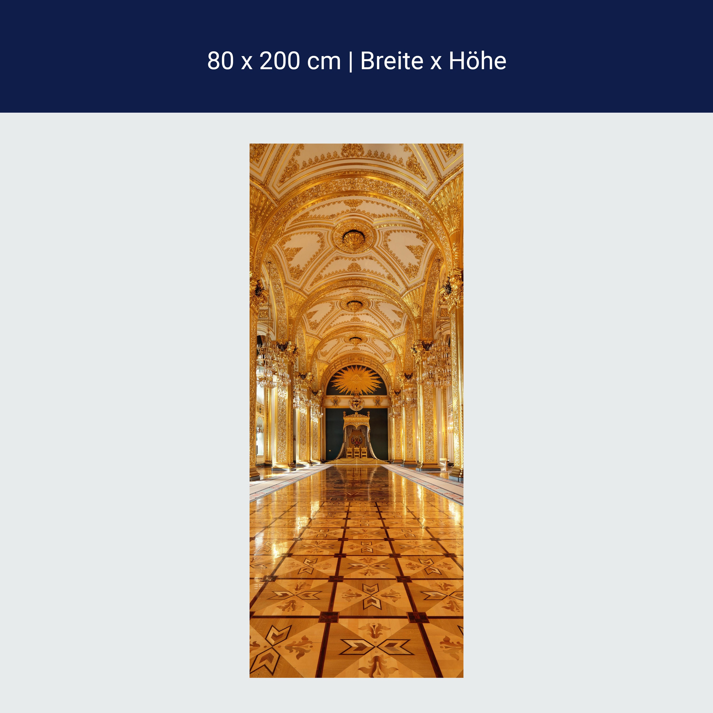 Türtapete Thron-saal in Moskau, Russland, Kunst M1072 Türtapete Thron-saal in Moskau, Russland, Kunst M1072