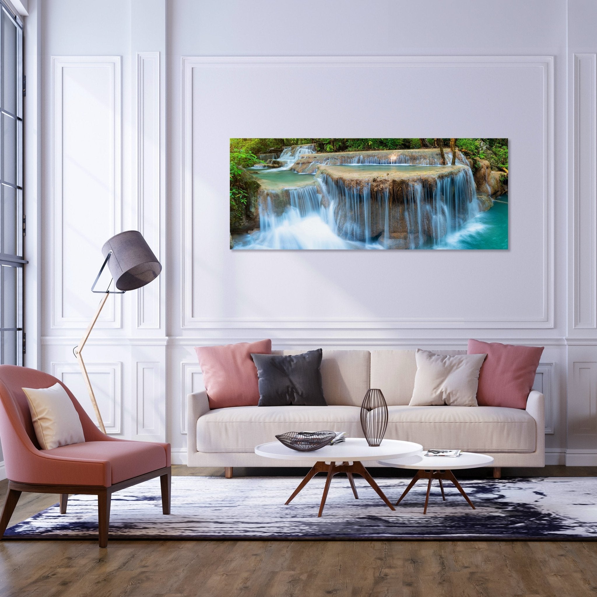 Leinwandbild Wasserfall im Dschungel, Urwald, Wasser M1080 kaufen - Bild 2 Leinwandbild Wasserfall im Dschungel, Urwald, Wasser M1080 kaufen - Bild 2