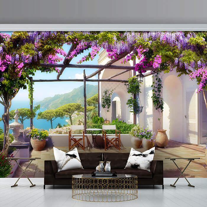 Fototapete Pergola Sonnenterrasse M1083 - Bild 1 Fototapete Pergola Sonnenterrasse M1083 - Bild 1