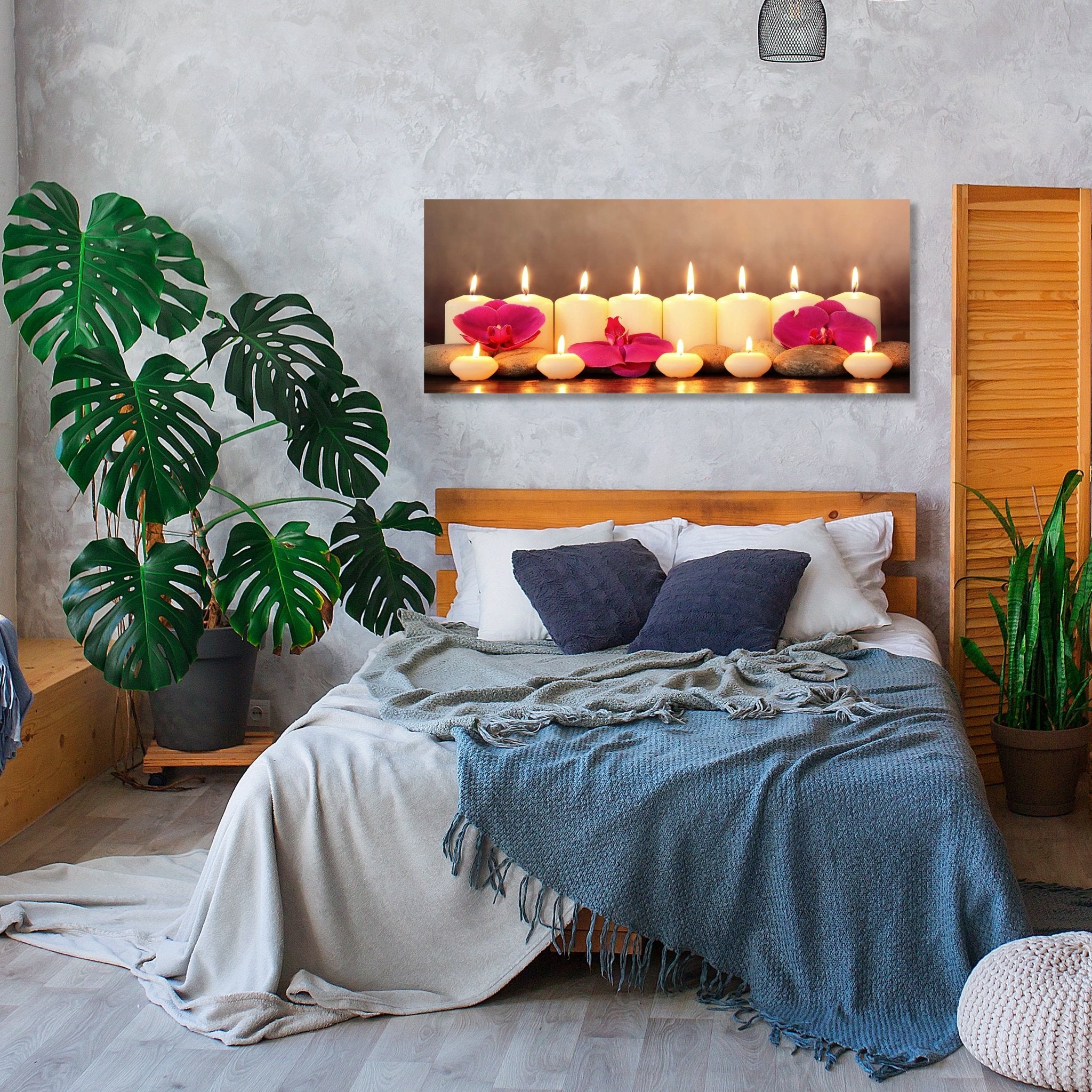 Leinwandbild Steine, Kerzen & Blüten, Wellness, Spa M1098 kaufen - Bild 2 Leinwandbild Steine, Kerzen & Blüten, Wellness, Spa M1098 kaufen - Bild 2