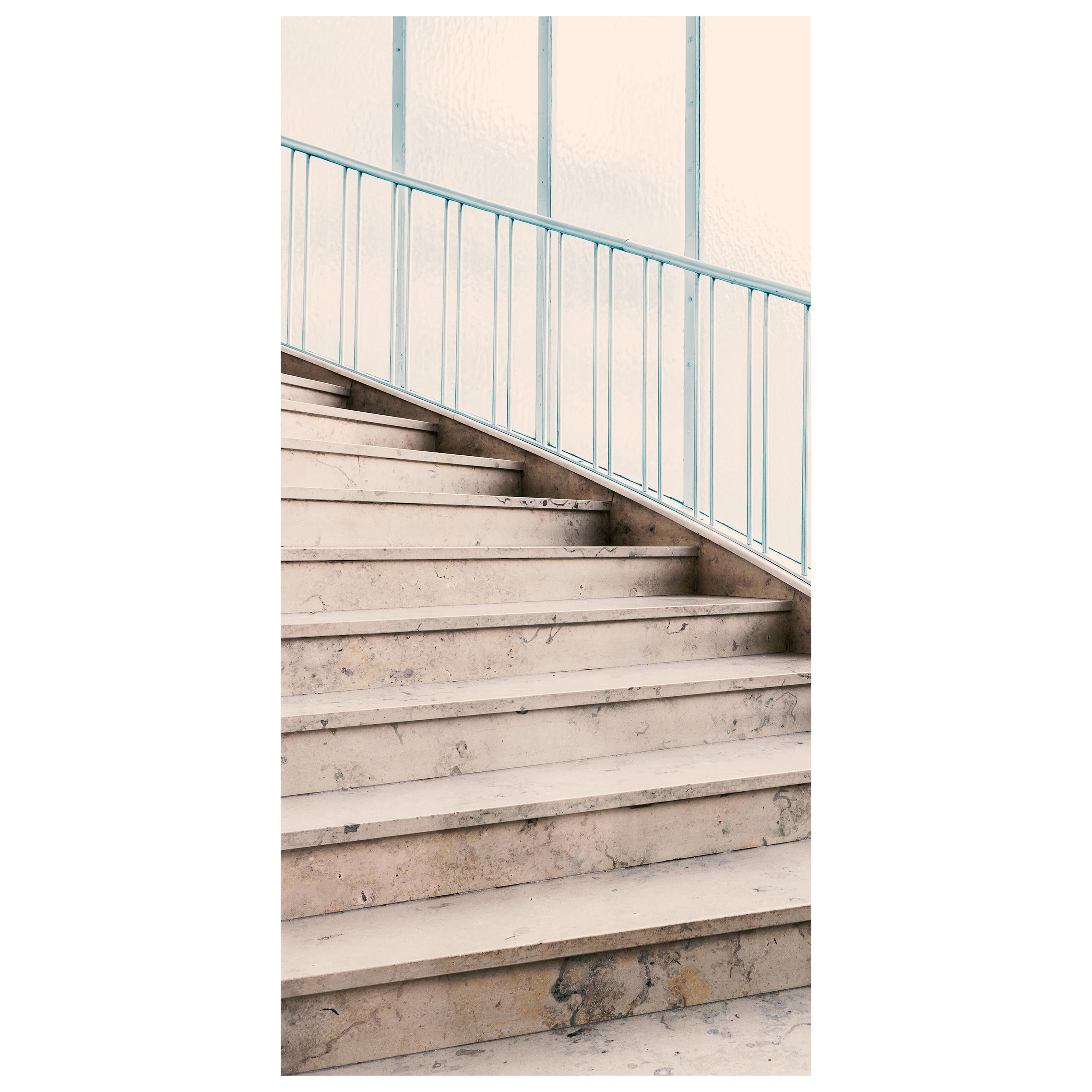 Türtapete Natur-stein Treppe mit Geländer, Steine M1100 - Bild 2 Türtapete Natur-stein Treppe mit Geländer, Steine M1100 - Bild 2