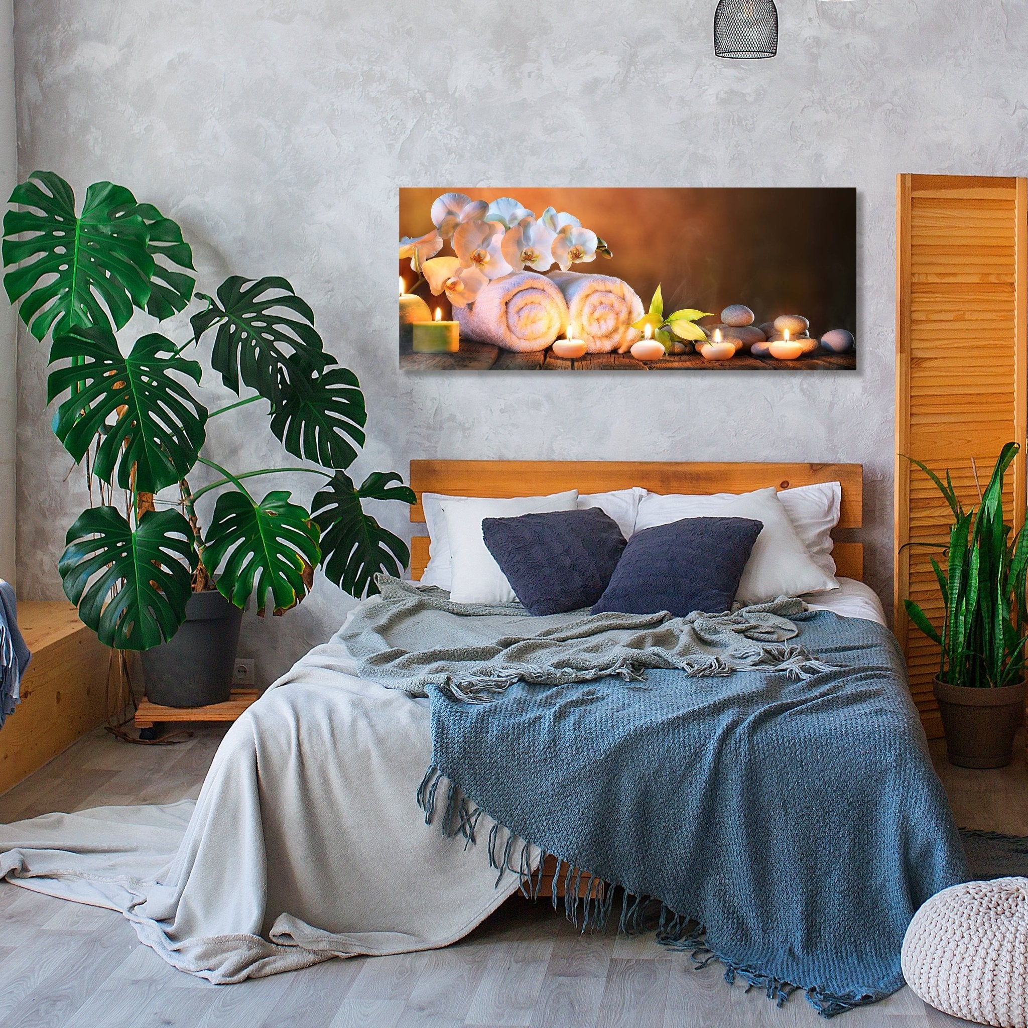 Leinwandbild Steine, Kerzen, Handtuch, Wellness, Spa M1101 kaufen - Bild 2 Leinwandbild Steine, Kerzen, Handtuch, Wellness, Spa M1101 kaufen - Bild 2