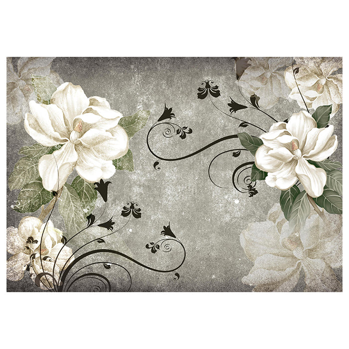 Fototapete Vintage Blumen Ornamente M1109 - Bild 2 Fototapete Vintage Blumen Ornamente M1109 - Bild 2