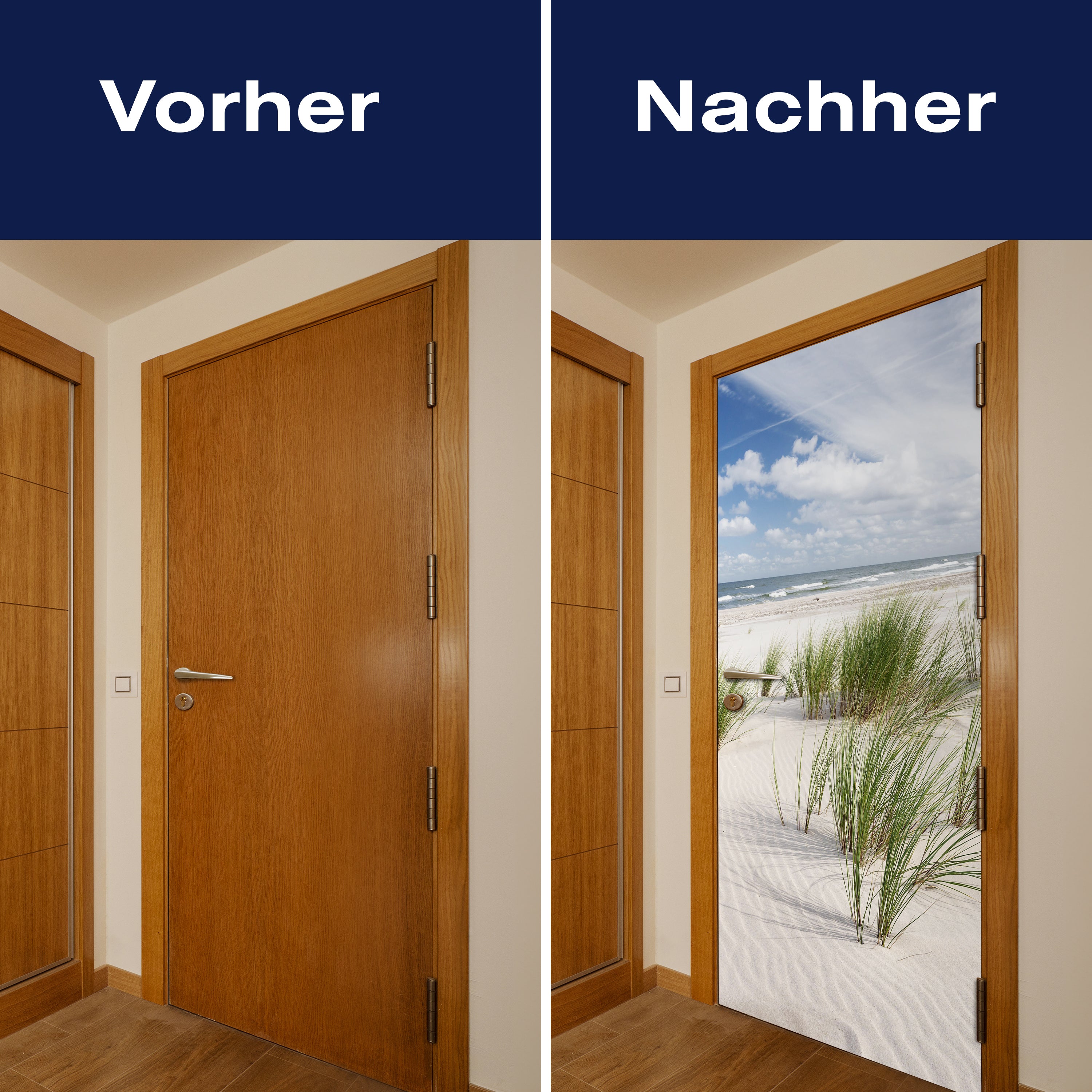 Türtapete Gräser am Sand-strand, Meer, Wasser M1110 - Bild 10 Türtapete Gräser am Sand-strand, Meer, Wasser M1110 - Bild 10