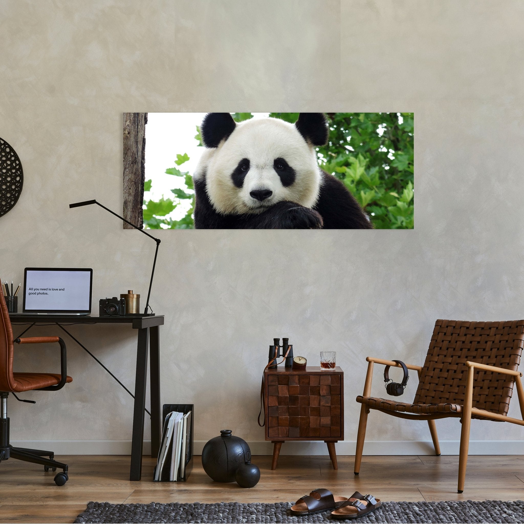 Leinwandbild Panda, Bär, Tier, schwarz, weiß M1111 kaufen - Bild 2 Leinwandbild Panda, Bär, Tier, schwarz, weiß M1111 kaufen - Bild 2