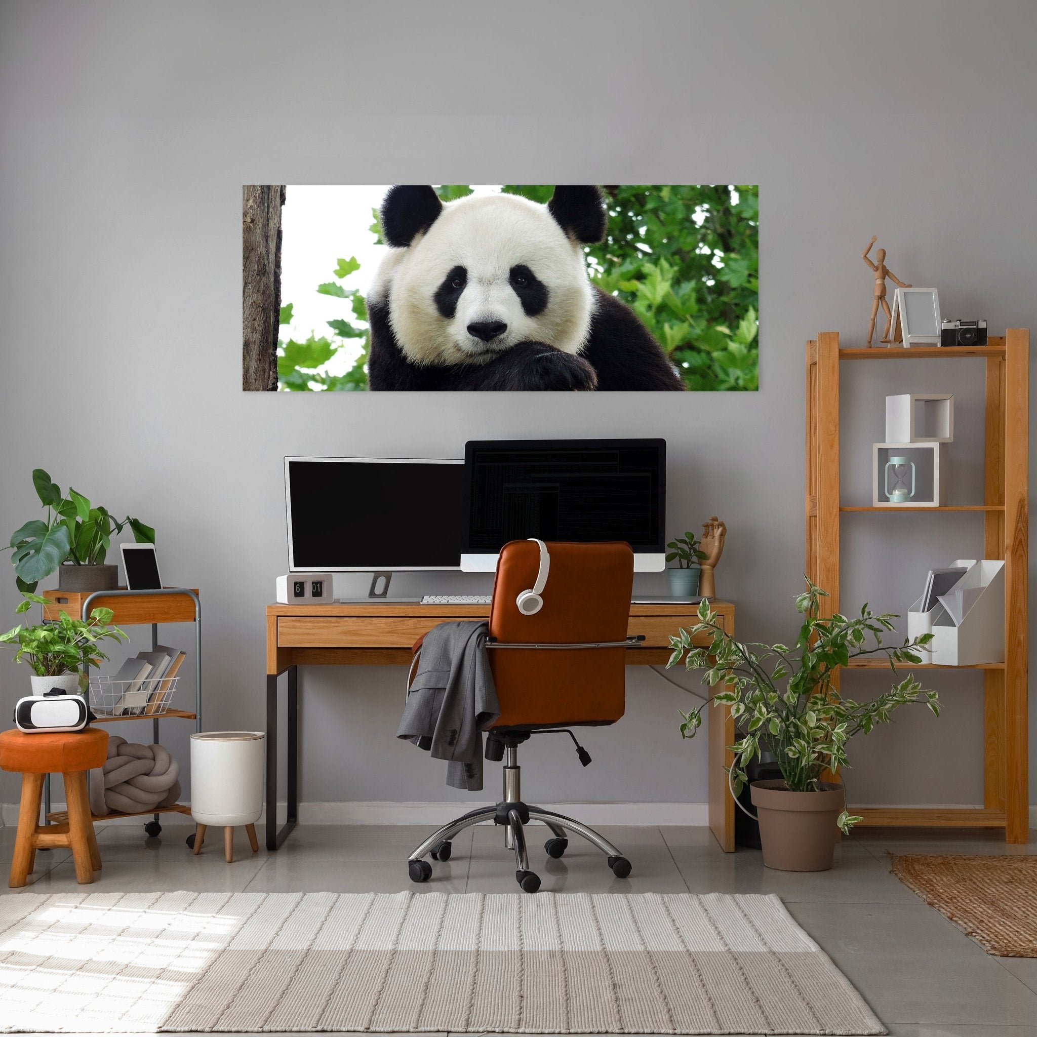 Leinwandbild Panda, Bär, Tier, schwarz, weiß M1111 kaufen - Bild 3 Leinwandbild Panda, Bär, Tier, schwarz, weiß M1111 kaufen - Bild 3
