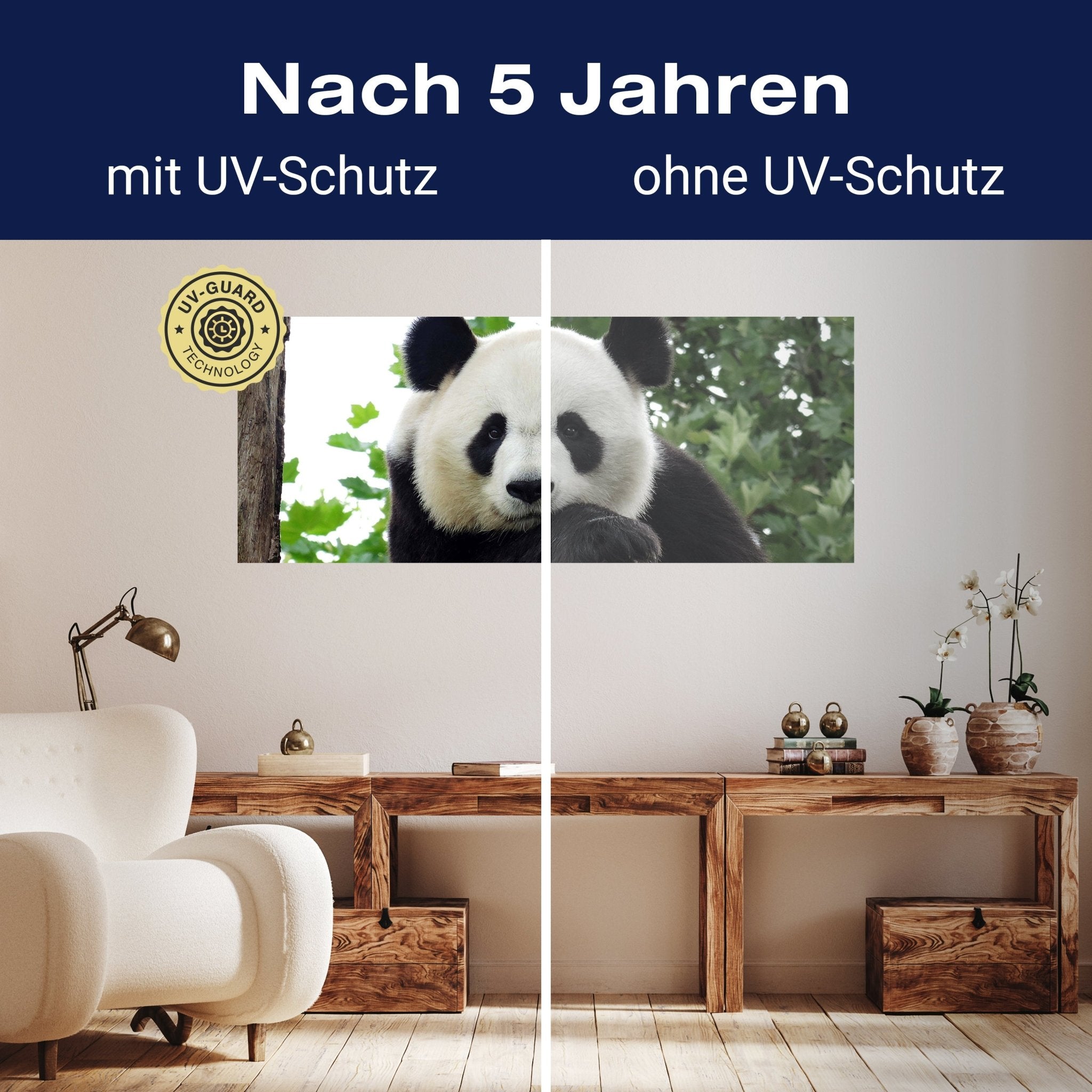 Leinwandbild Panda, Bär, Tier, schwarz, weiß M1111 kaufen - Bild 9 Leinwandbild Panda, Bär, Tier, schwarz, weiß M1111 kaufen - Bild 9