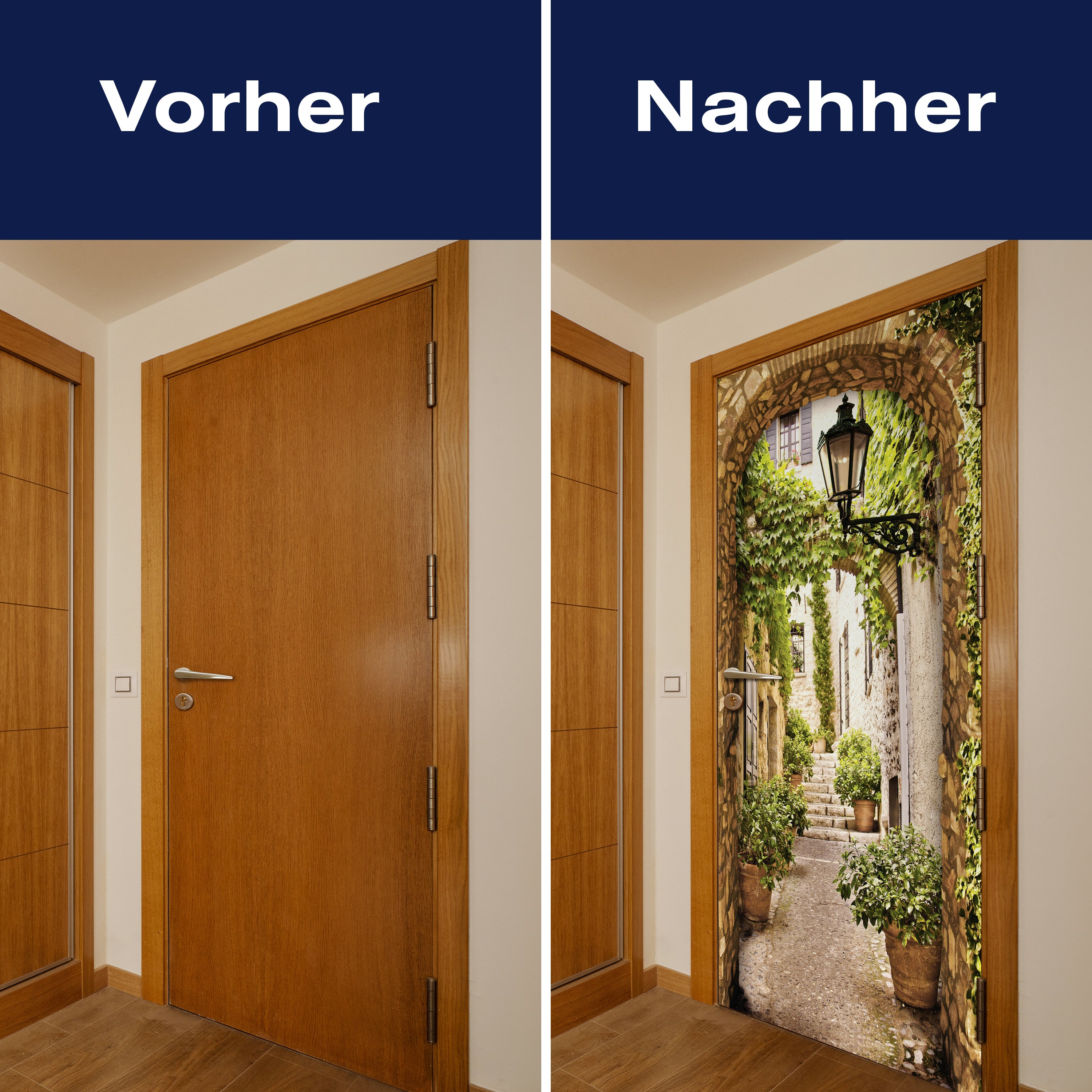 Türtapete kleine Gasse in alter Stadt, Tor-bogen M1114 - Bild 10 Türtapete kleine Gasse in alter Stadt, Tor-bogen M1114 - Bild 10