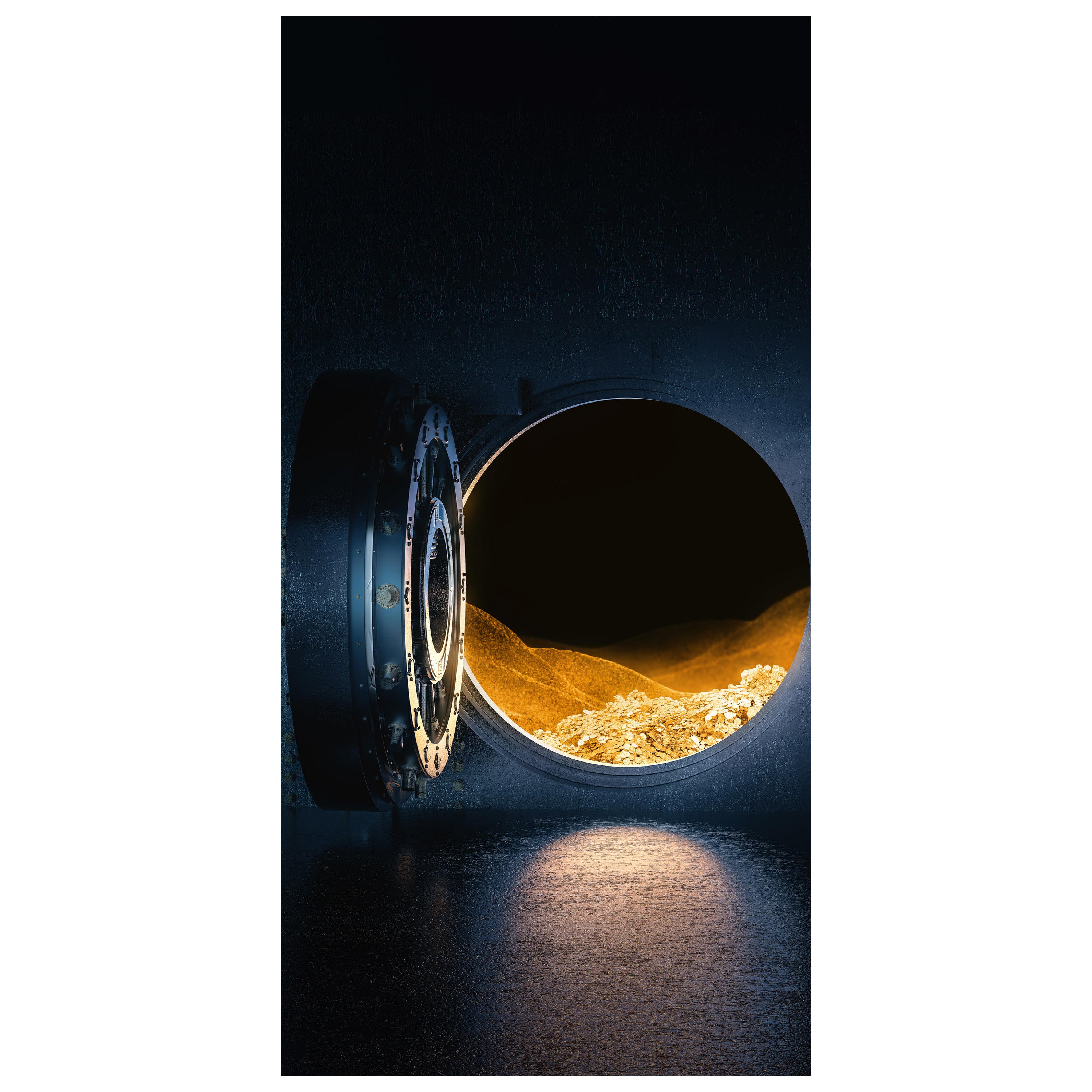 Türtapete Tresor-tür zum Gold, Schatz, Münzen M1115 - Bild 2 Türtapete Tresor-tür zum Gold, Schatz, Münzen M1115 - Bild 2