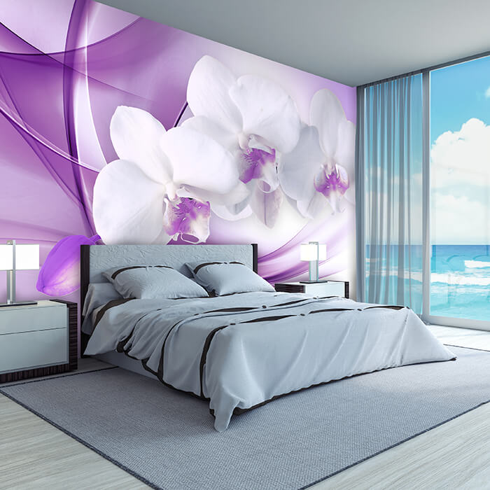 Fototapete Orchidee Blume Lila M1118 - Bild 1 Fototapete Orchidee Blume Lila M1118 - Bild 1