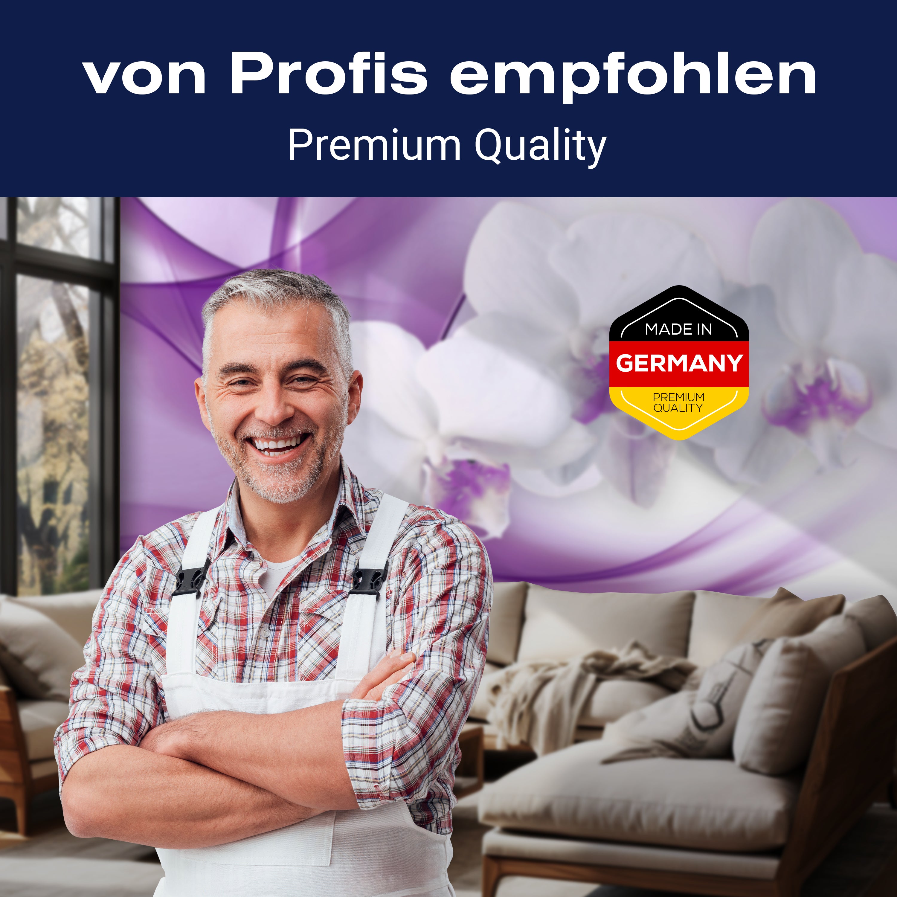 Fototapete Orchidee Blume Lila M1118 - Bild 5 Fototapete Orchidee Blume Lila M1118 - Bild 5