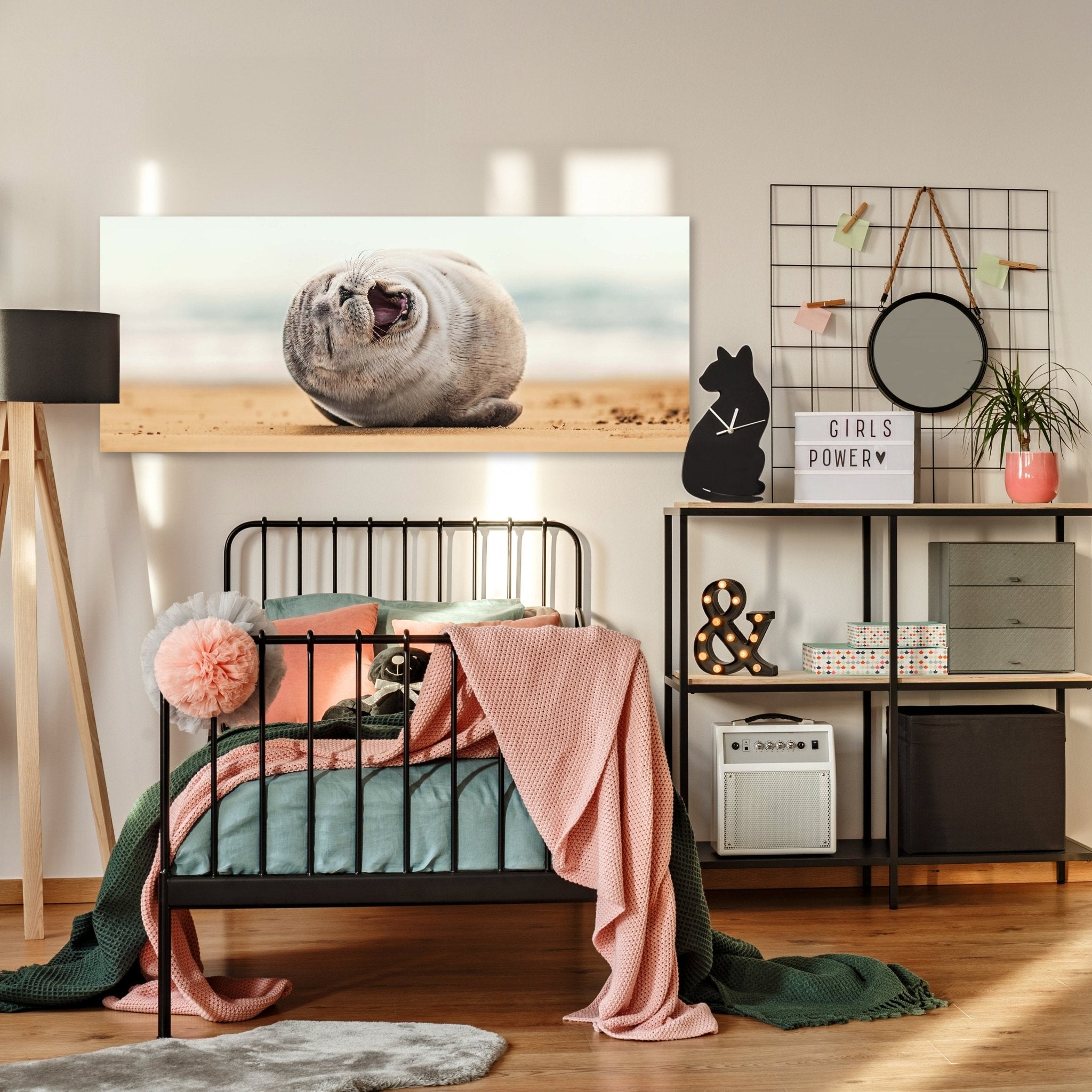 Leinwandbild Robbe, Seehund, Strand, Tier M1119 kaufen - Bild 3 Leinwandbild Robbe, Seehund, Strand, Tier M1119 kaufen - Bild 3