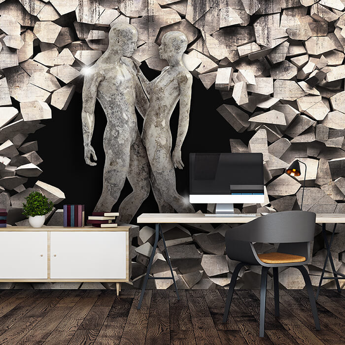 Fototapete 3D Abstrakt Liebe M1124 - Bild 1 Fototapete 3D Abstrakt Liebe M1124 - Bild 1