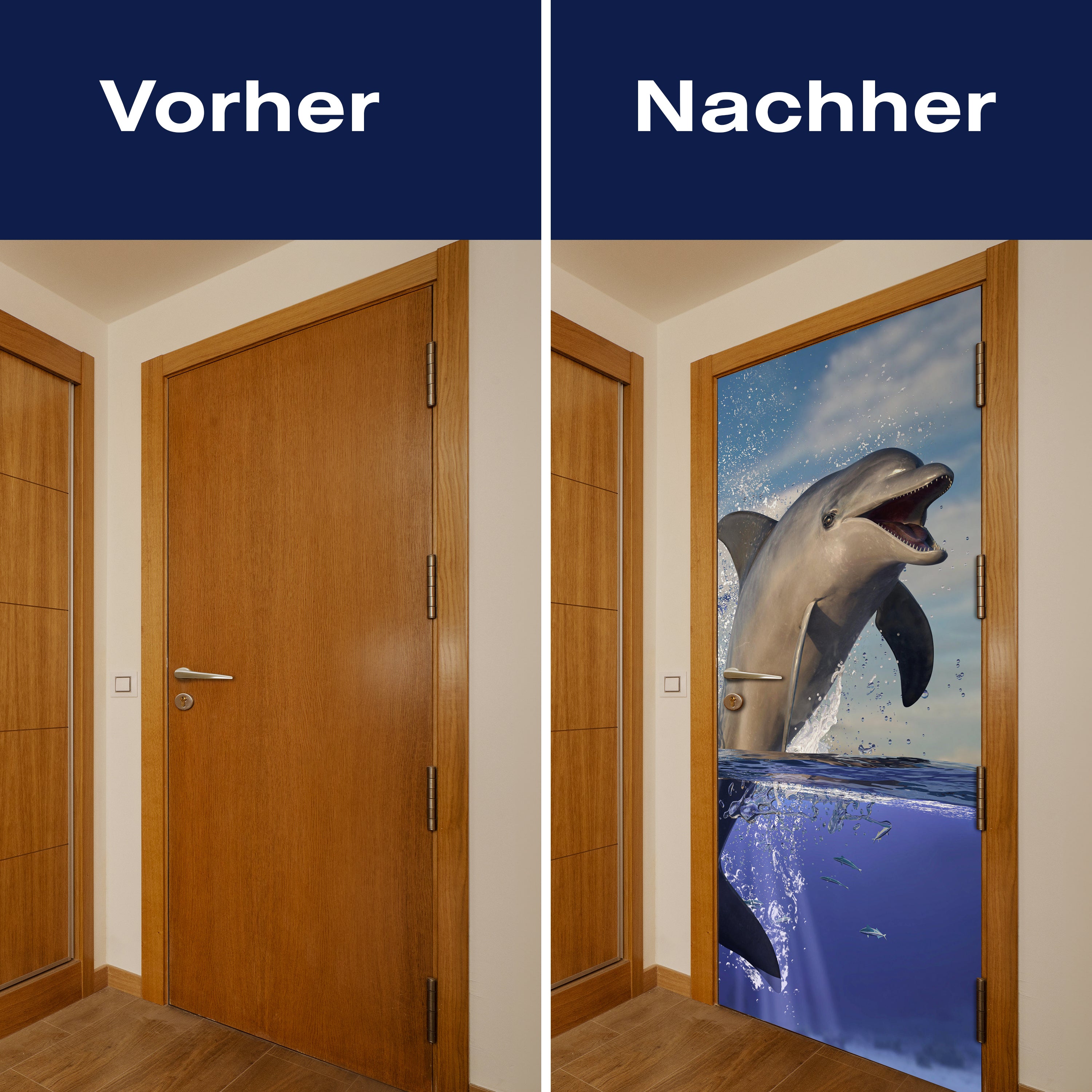 Türtapete springender Delfin, Säugetier, Sonne M1129 - Bild 10 Türtapete springender Delfin, Säugetier, Sonne M1129 - Bild 10