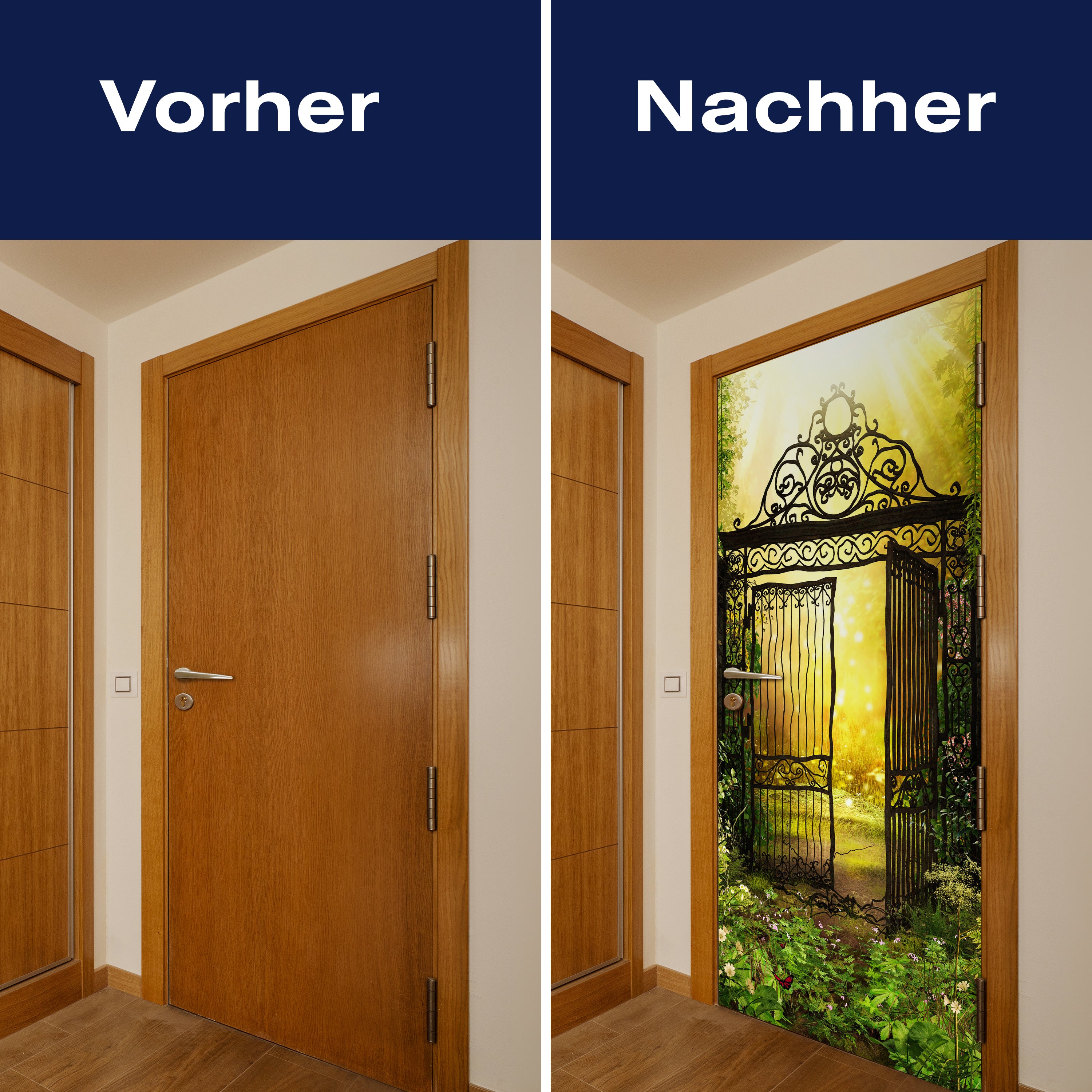 Türtapete altes Metall-tor im Sonnen-licht, Sonne M1132 - Bild 10 Türtapete altes Metall-tor im Sonnen-licht, Sonne M1132 - Bild 10