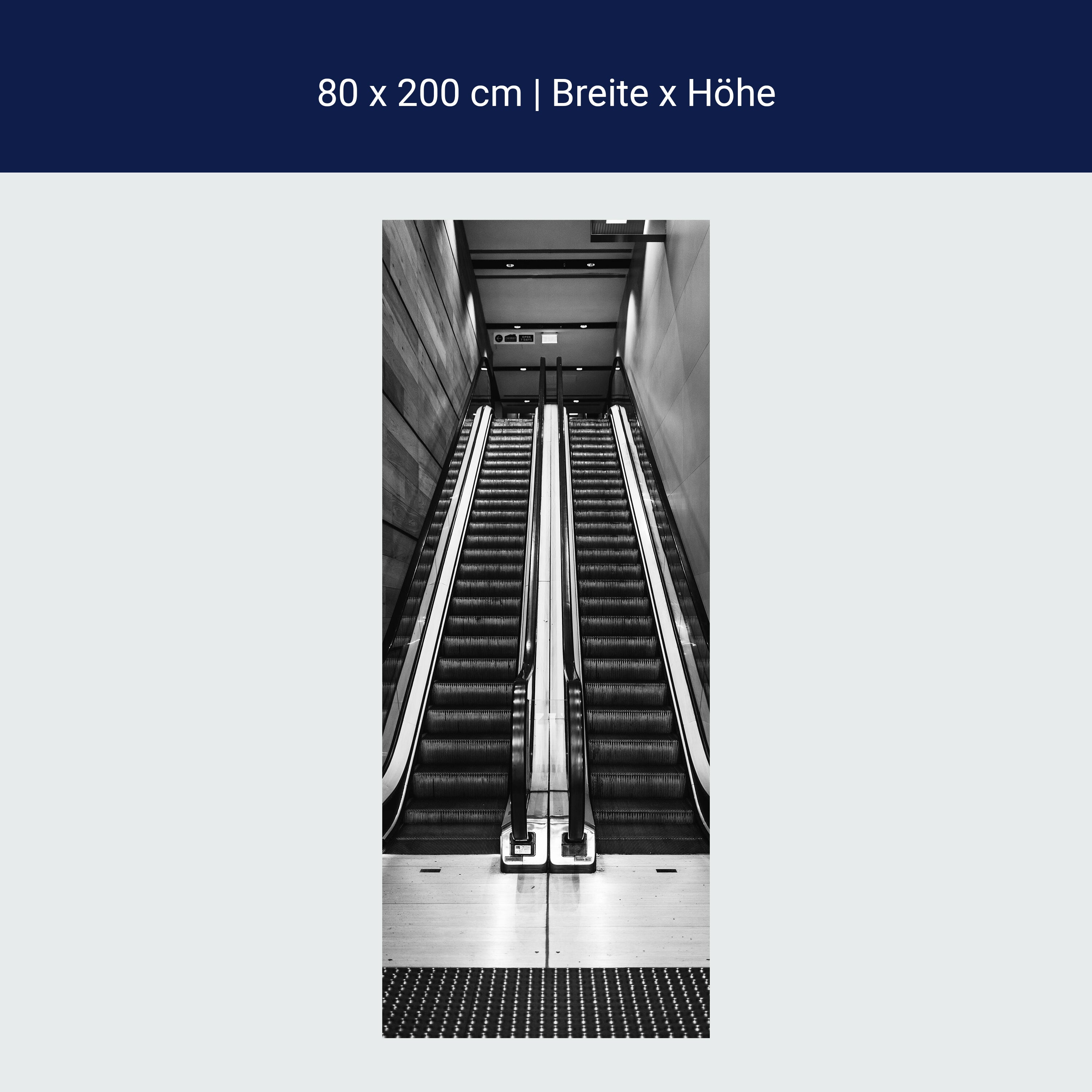 Türtapete 2 Roll-treppen nebeneinander, Treppe M1133 Türtapete 2 Roll-treppen nebeneinander, Treppe M1133