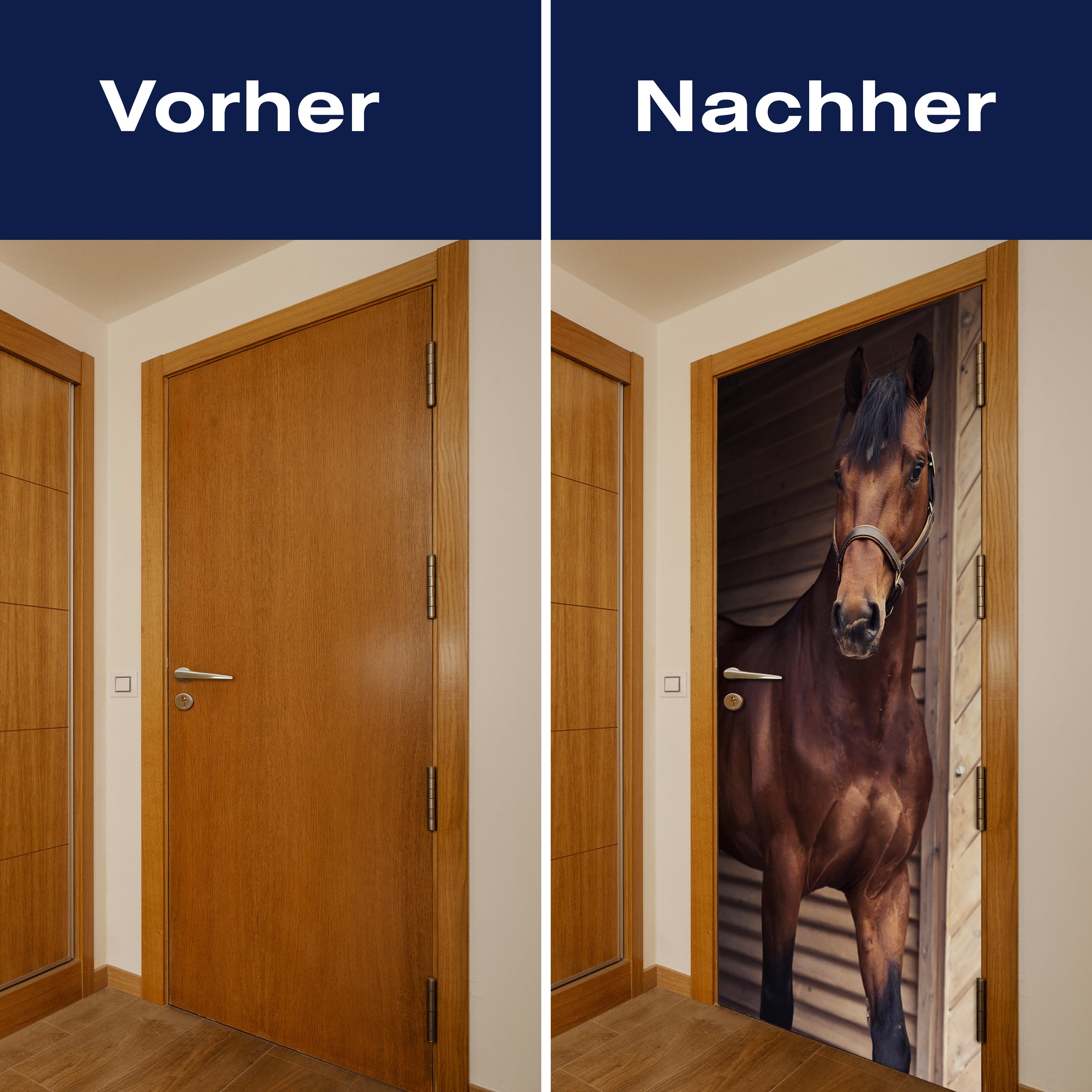Türtapete Pferd an Stall-tür, Tiere, Reiten, Box M1137 - Bild 10 Türtapete Pferd an Stall-tür, Tiere, Reiten, Box M1137 - Bild 10
